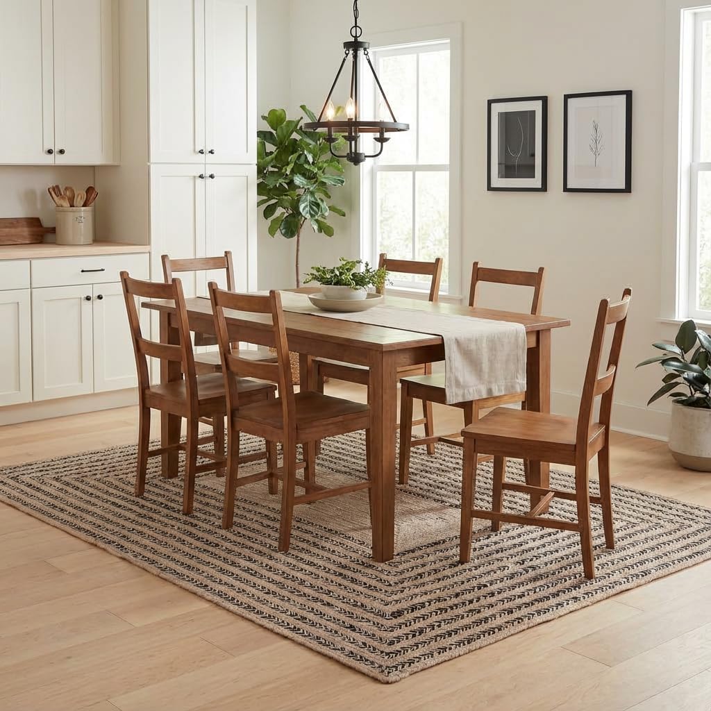 Raleigh Black Cotton Braided Rug 6' x 9' #shape_Rectangle