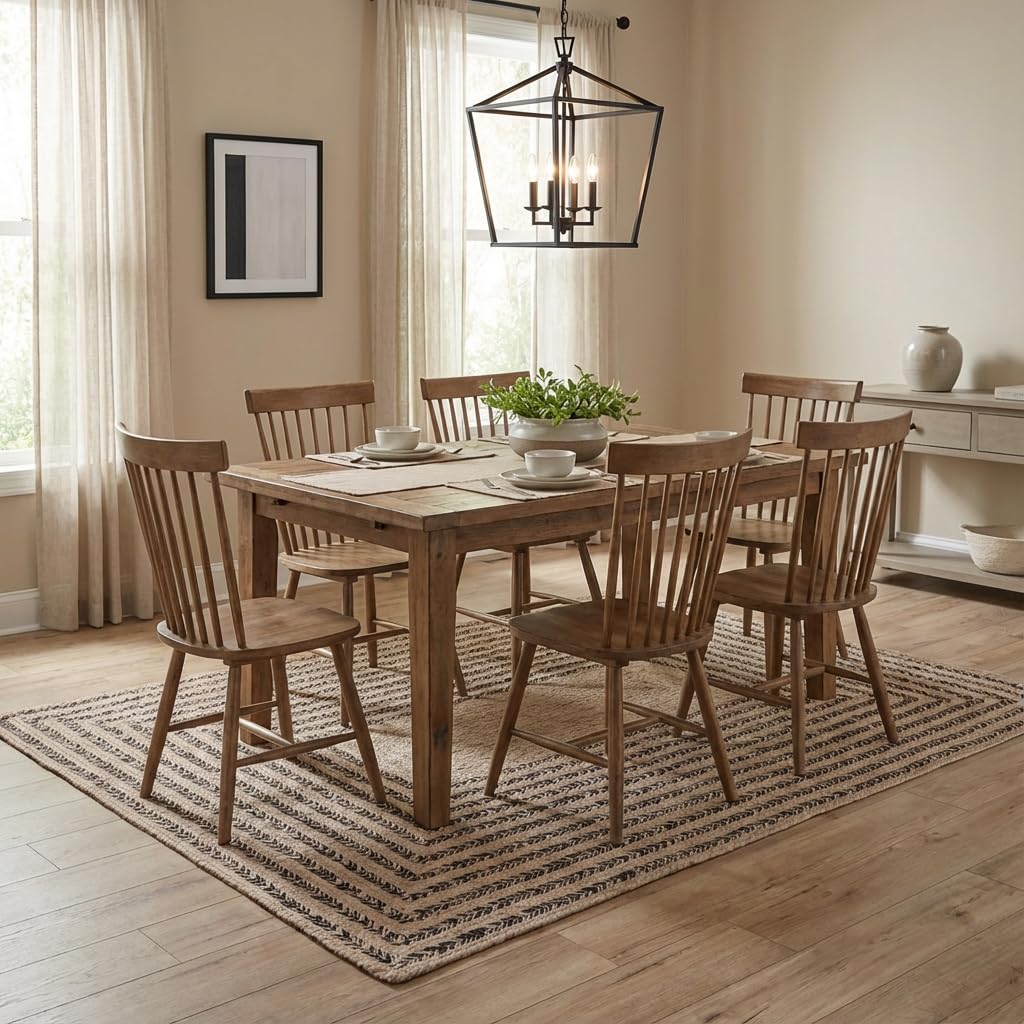 Raleigh Brown Cotton Braided Rug 5' x 7' #shape_Rectangle