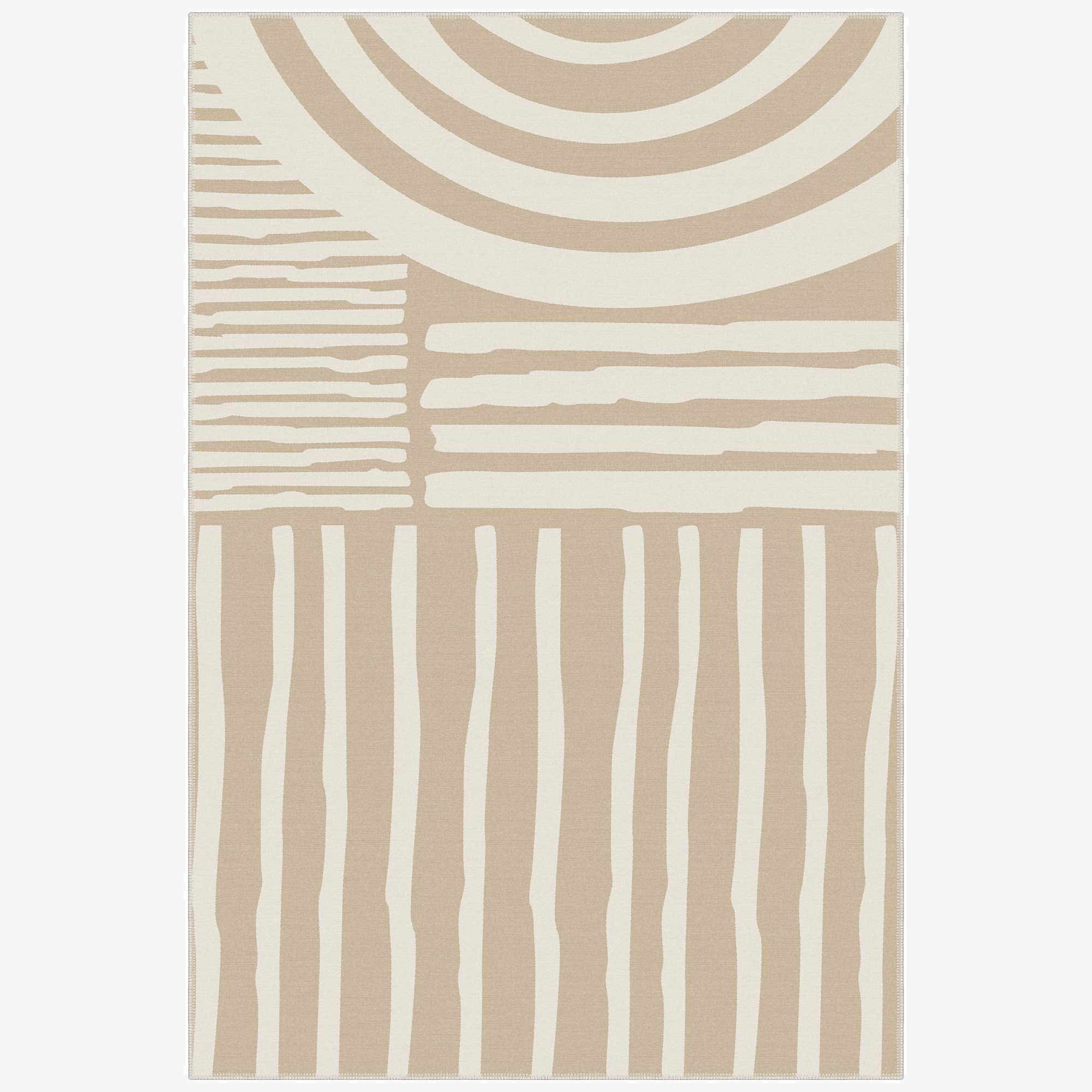 Riven Machine Washable Area Rug