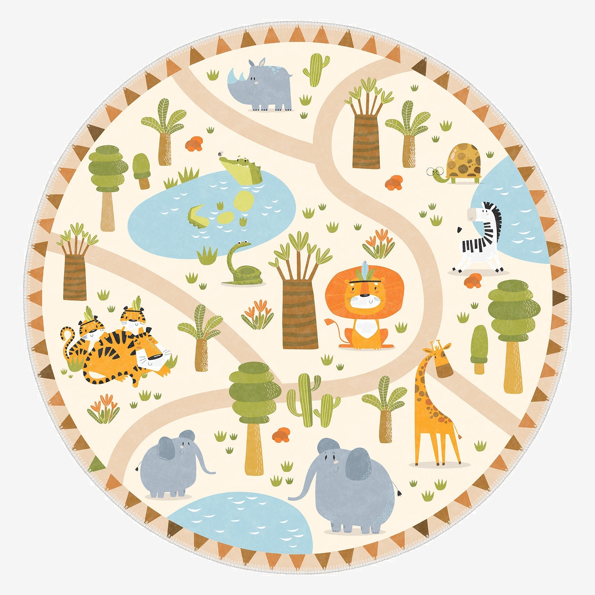 Kiwi Machine Washable Area Rug