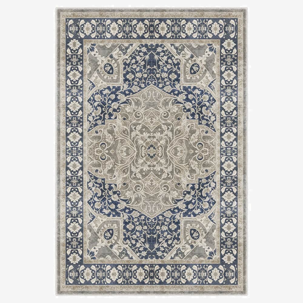 Volcano Machine Washable Area Rug