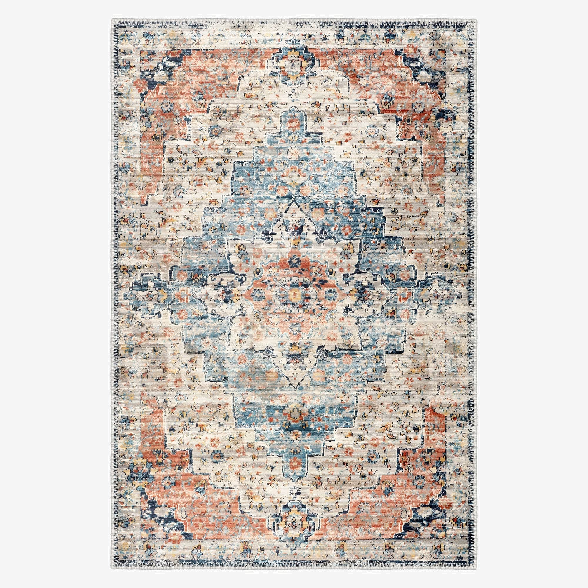 Santa Machine Washable Area Rug