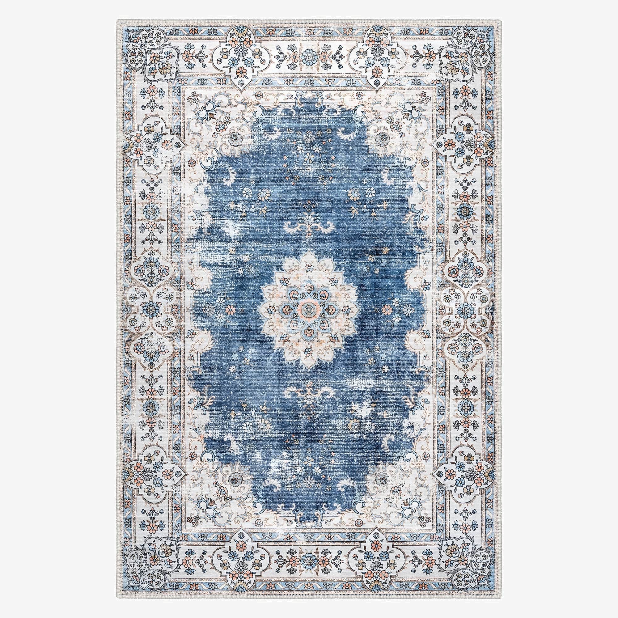 Mexico Machine Washable Area Rug