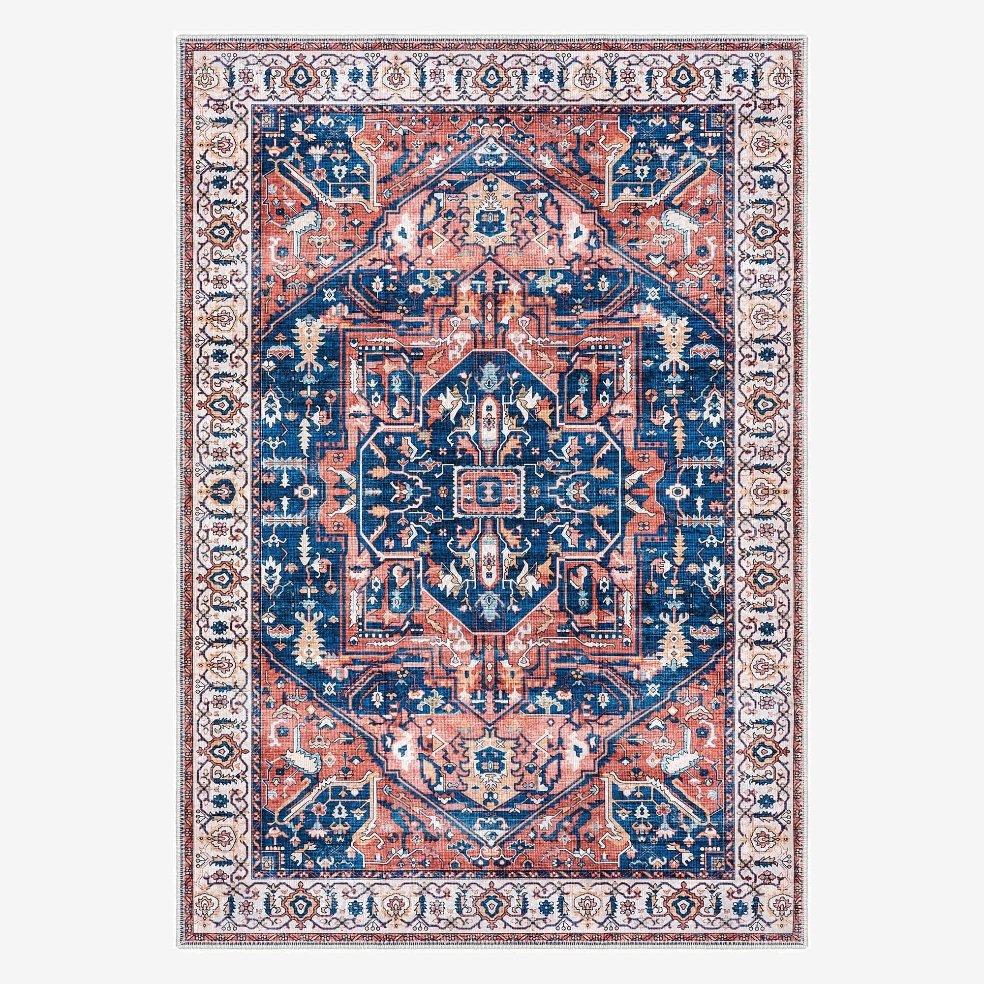 Bandeira Machine Washable Area Rug