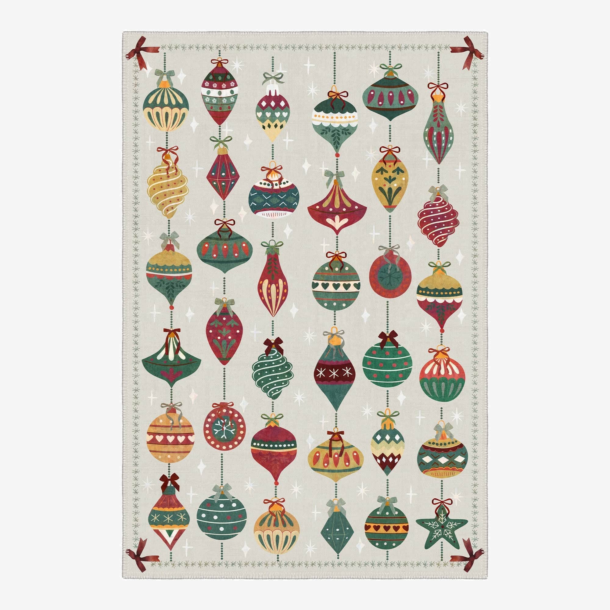 Wisconsin Christmas Rug