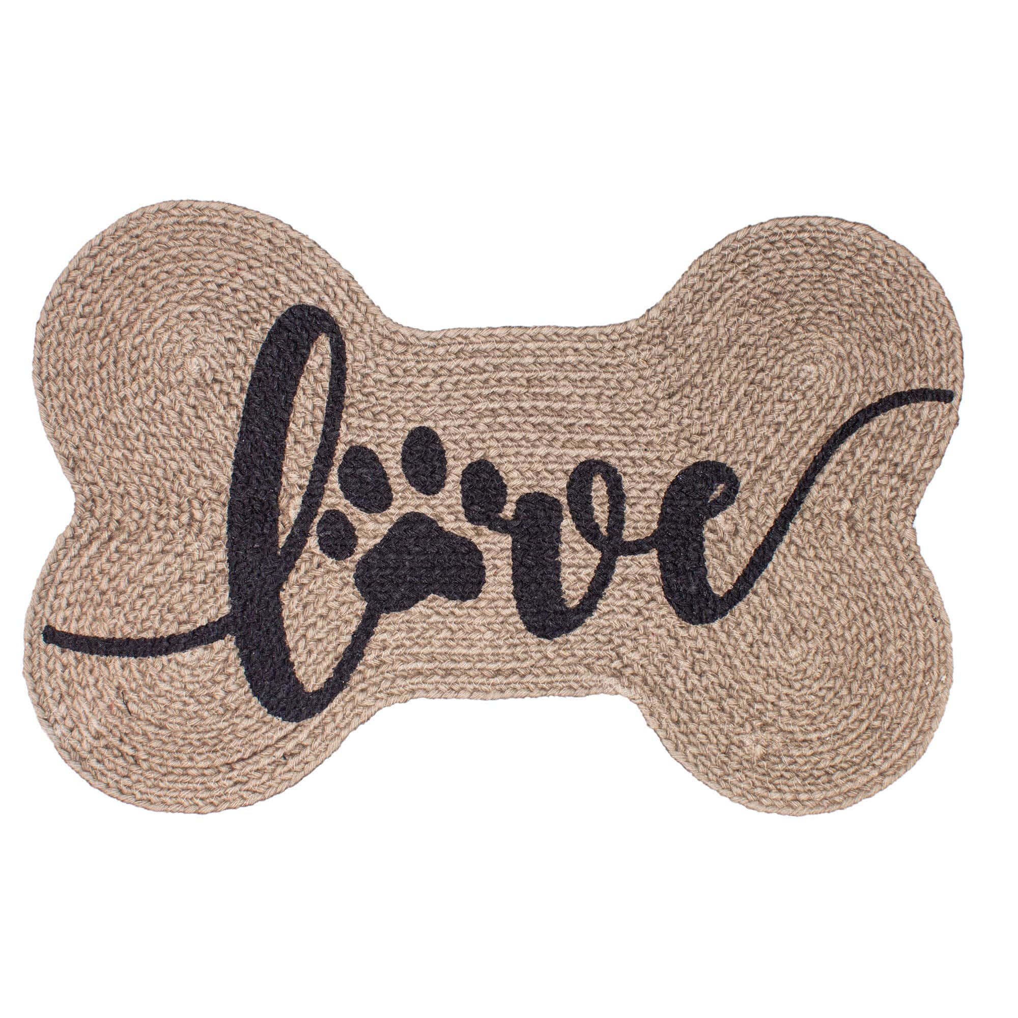 Taupe Doggy Mat Small Food and Water Mat