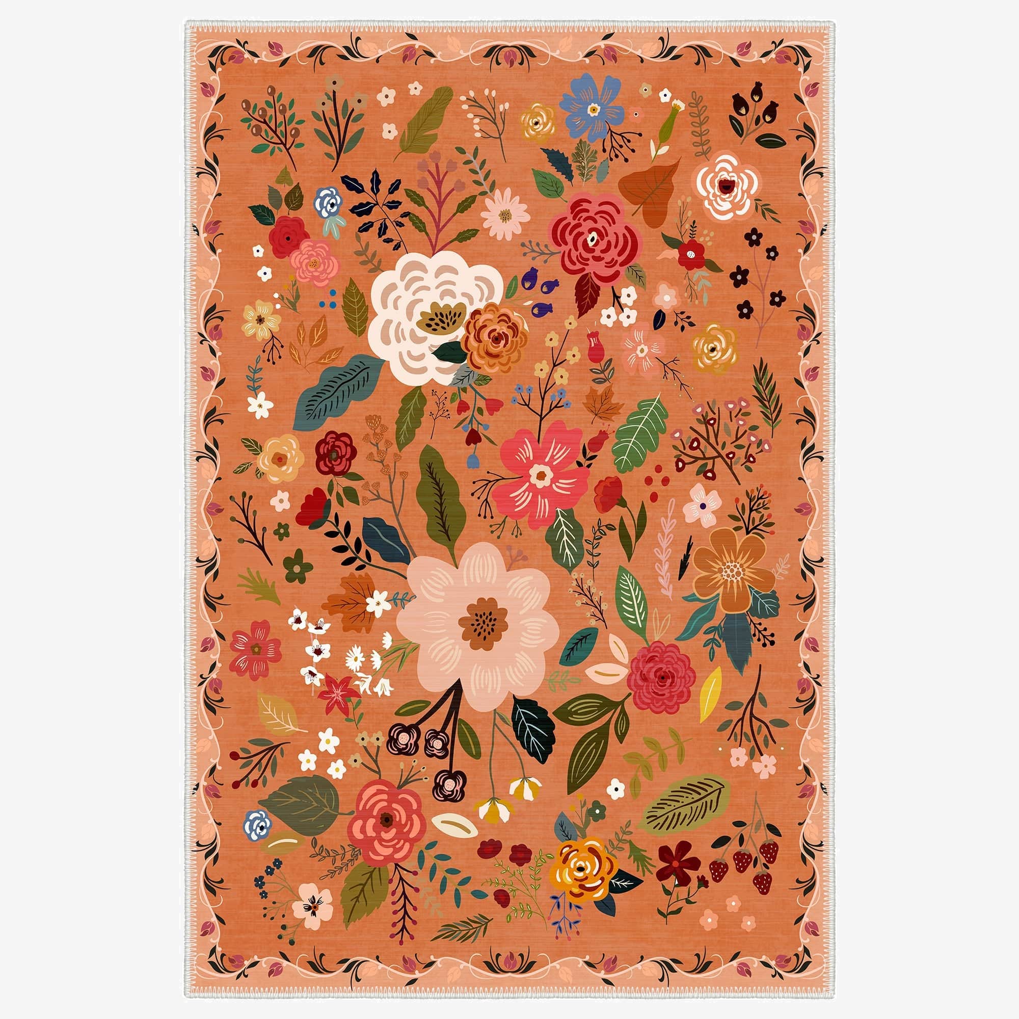 Rithon Machine Washable Area Rug
