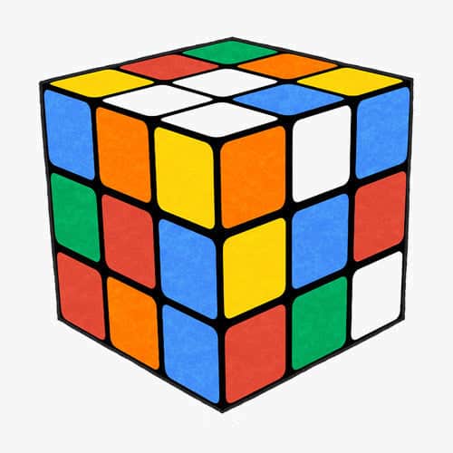 Rubik’s Cube Rug