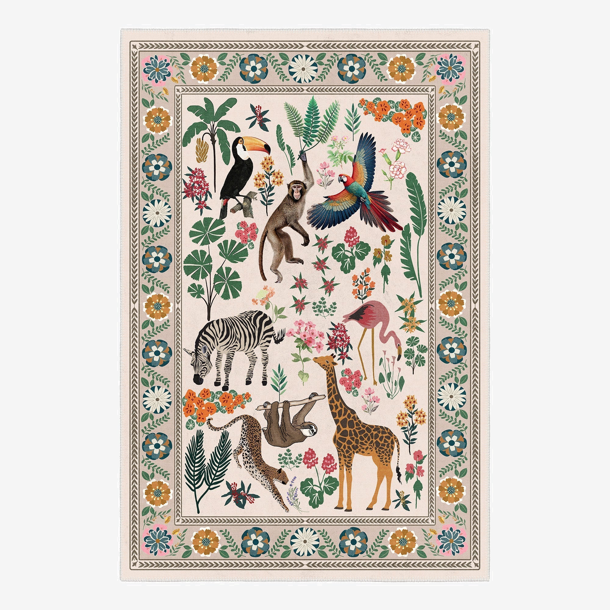 Ember Machine Washable Area Rug
