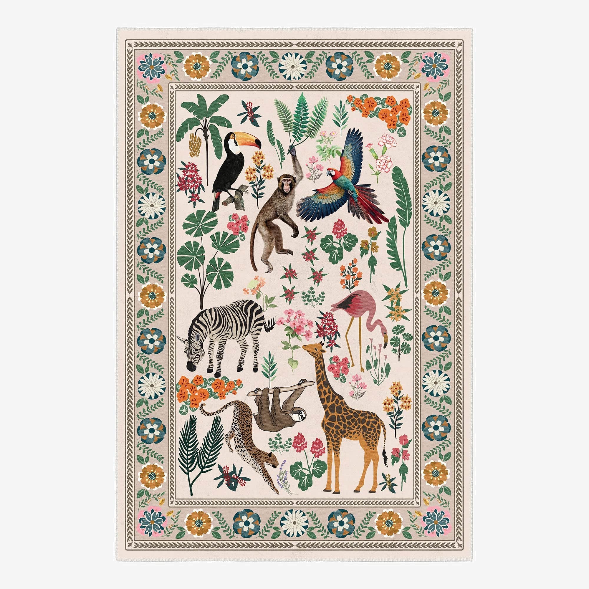 Ember Machine Washable Area Rug