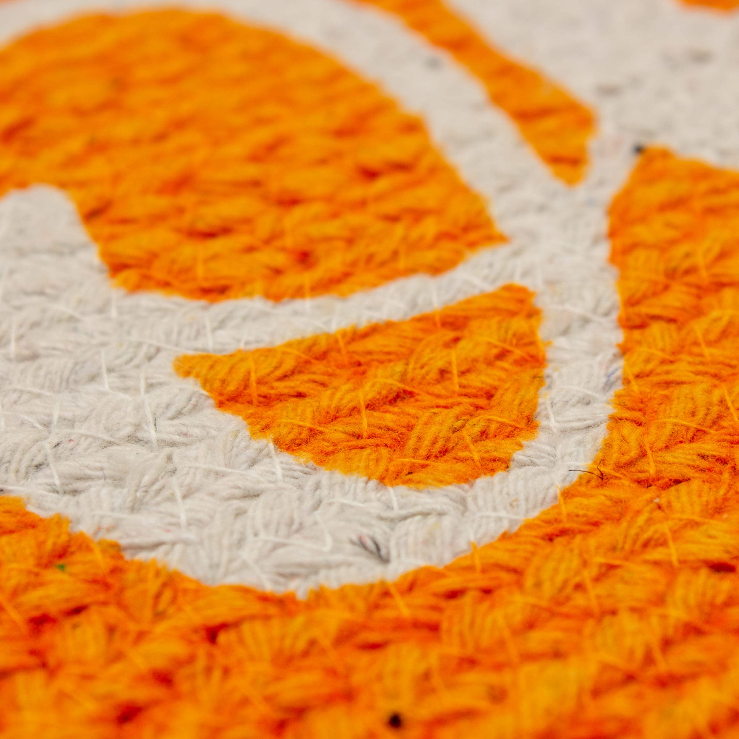 Peach Doggy Mat Small Food and Water Mat