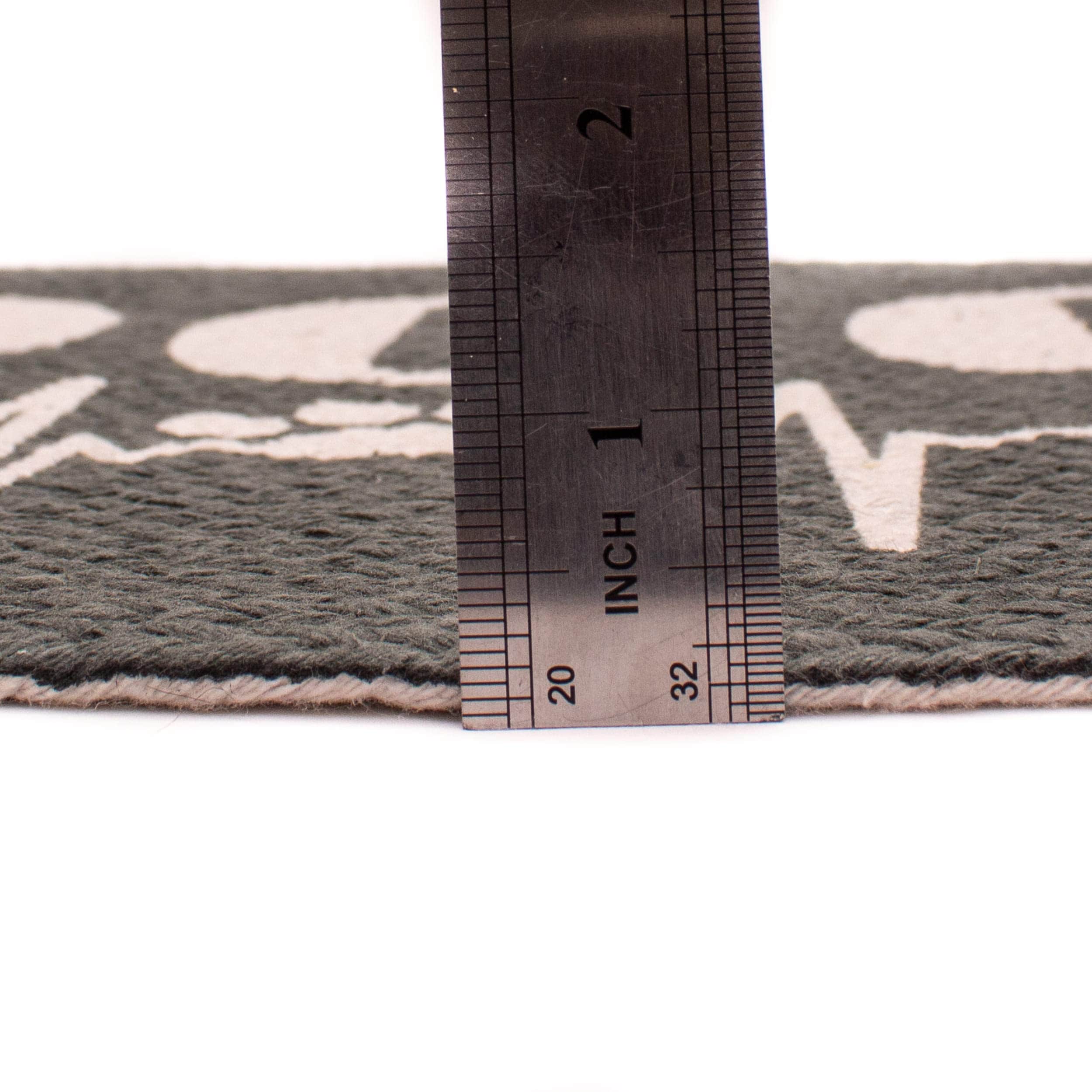 Grey Doggy Mat Small Food and Water Mat