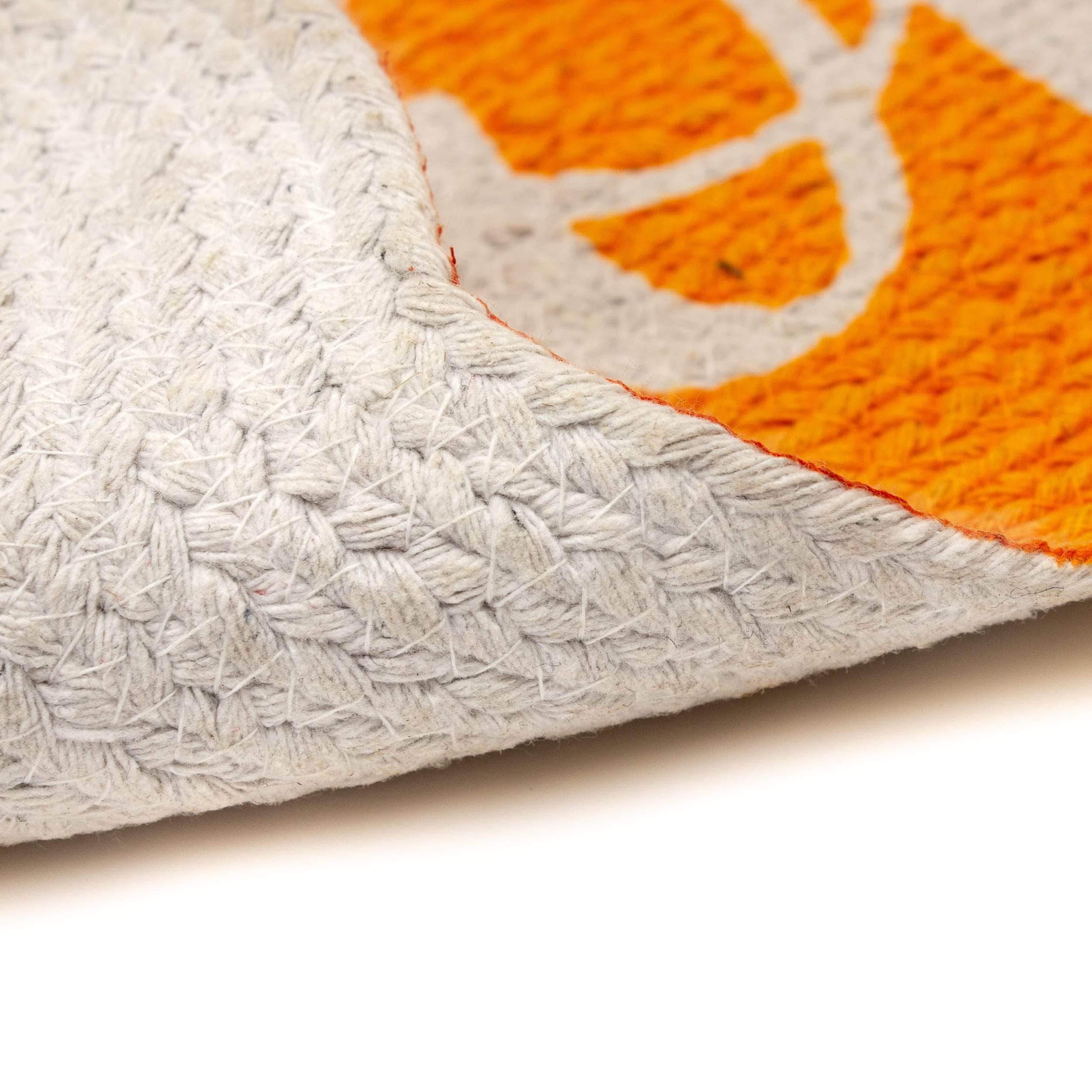 Peach Doggy Mat Small Food and Water Mat