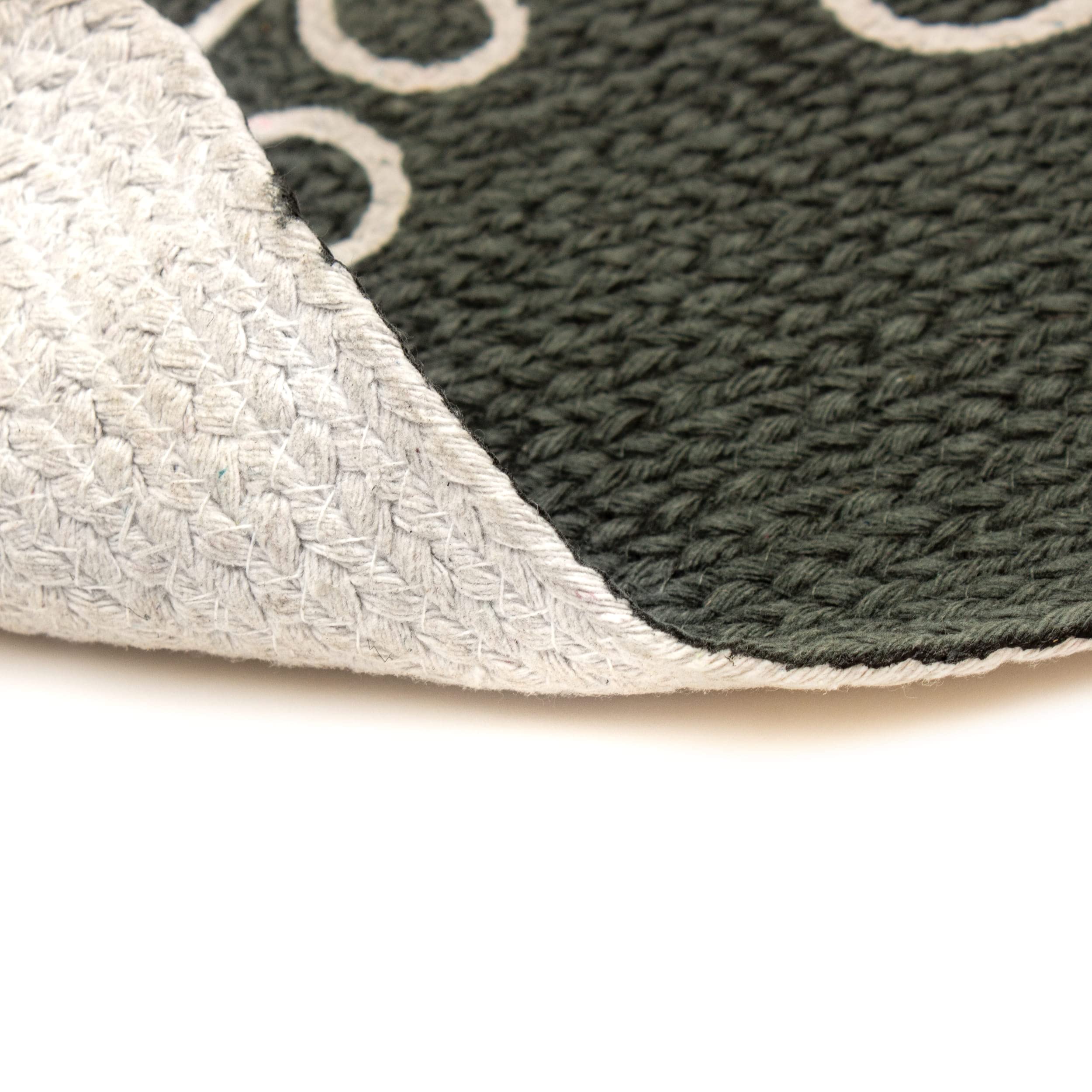 Charcoal Doggy Mat Small Food and Water Mat