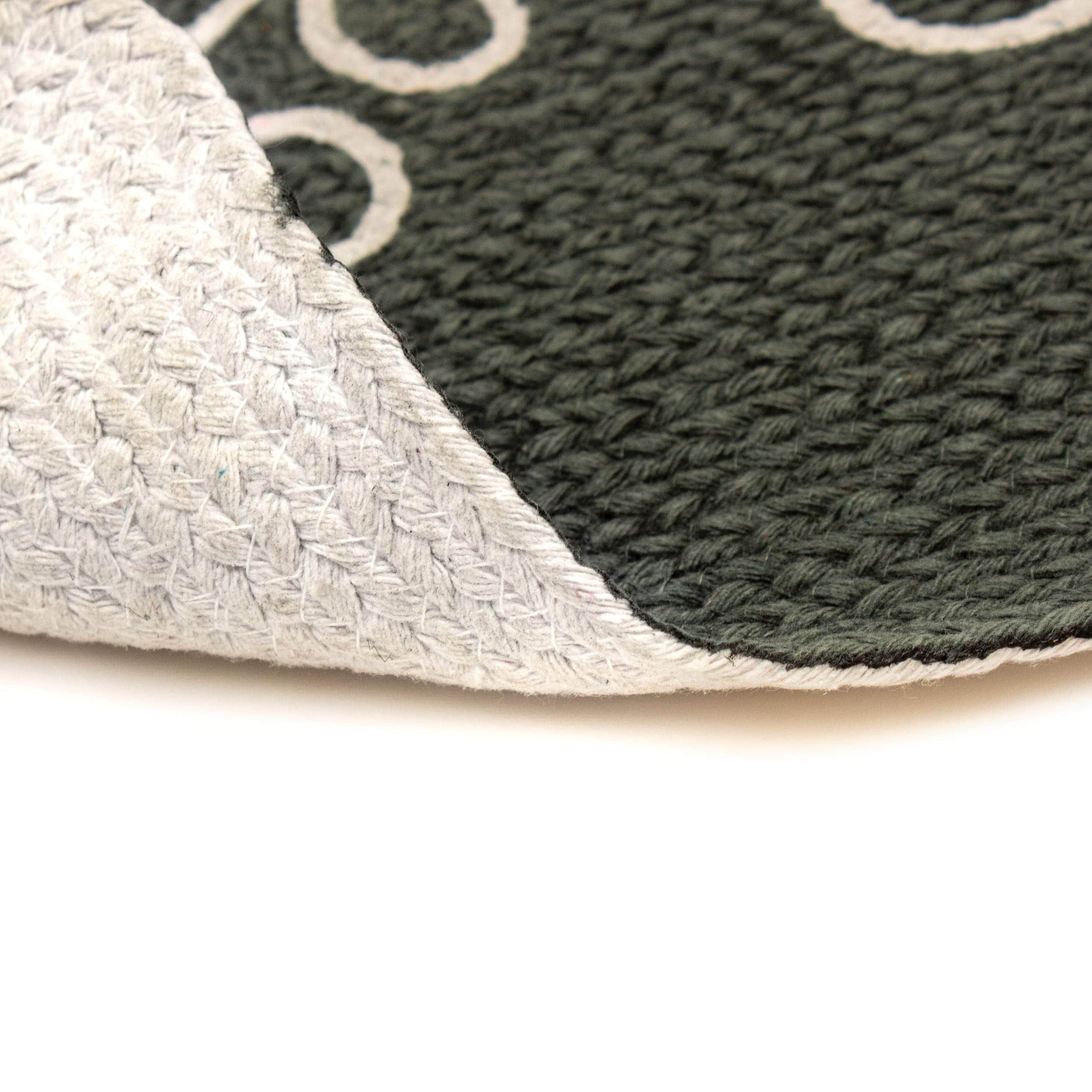 Charcoal Doggy Mat Small Food and Water Mat