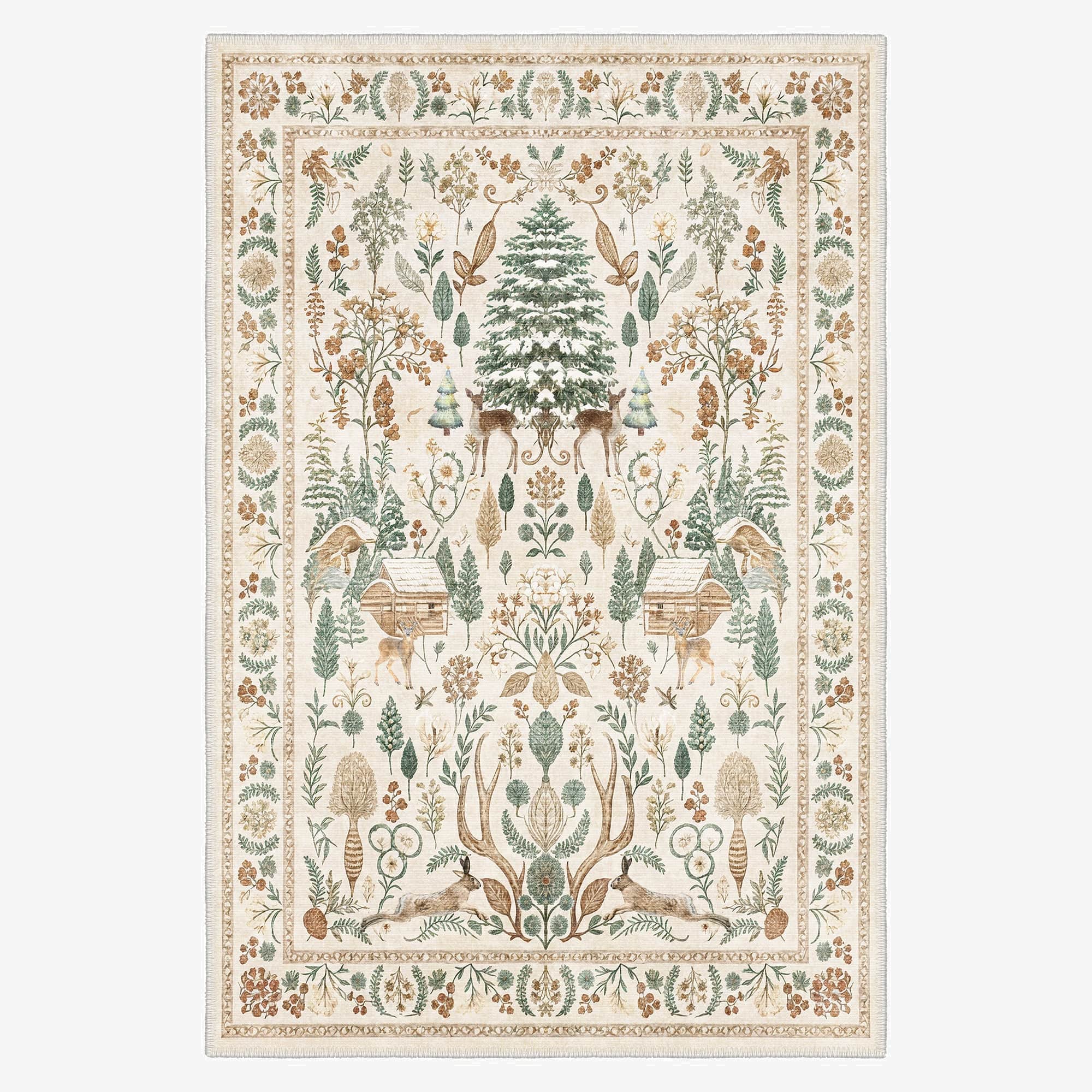 Toluca Machine Washable Area Rug Flashrug
