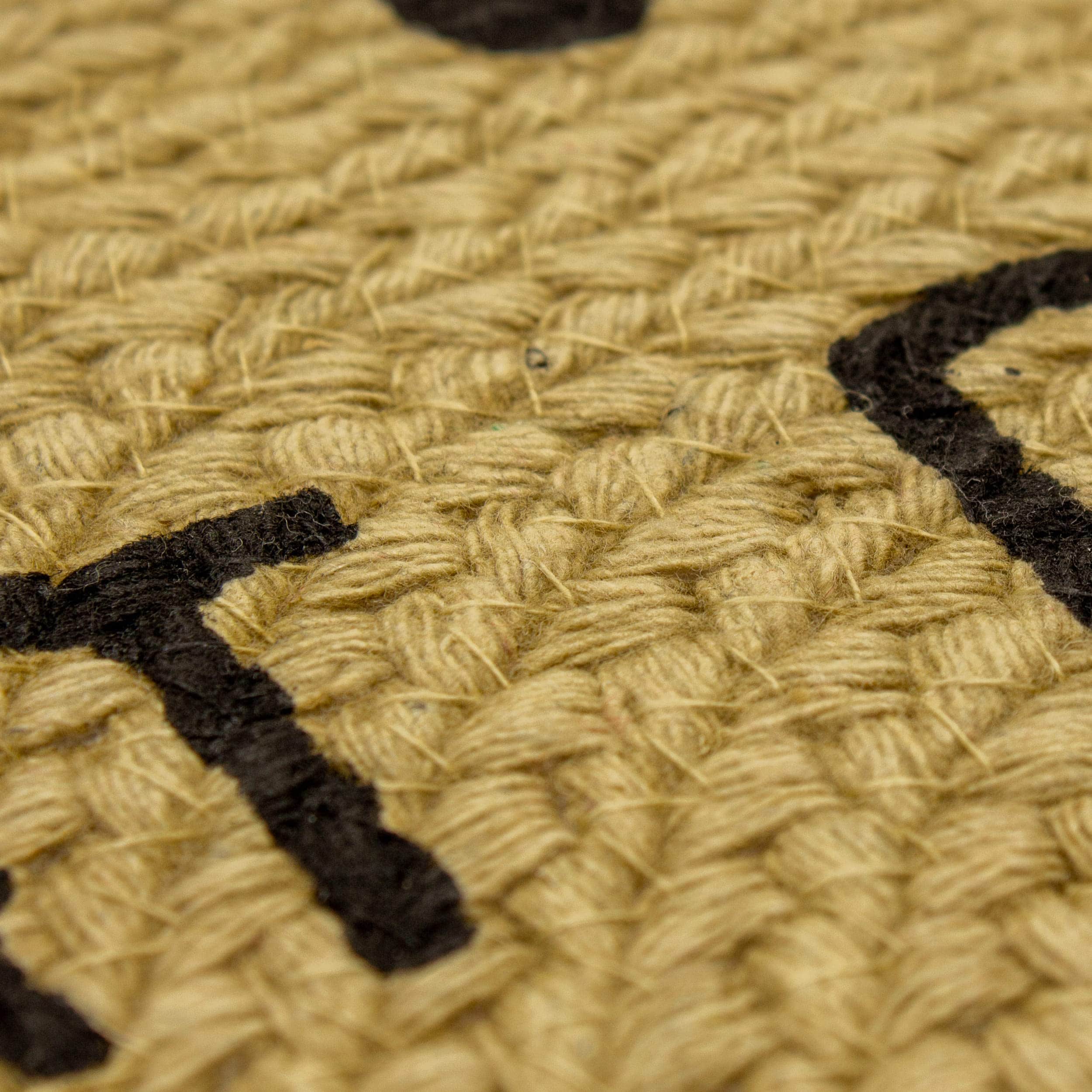 Beige Doggy Mat Small Food and Water Mat