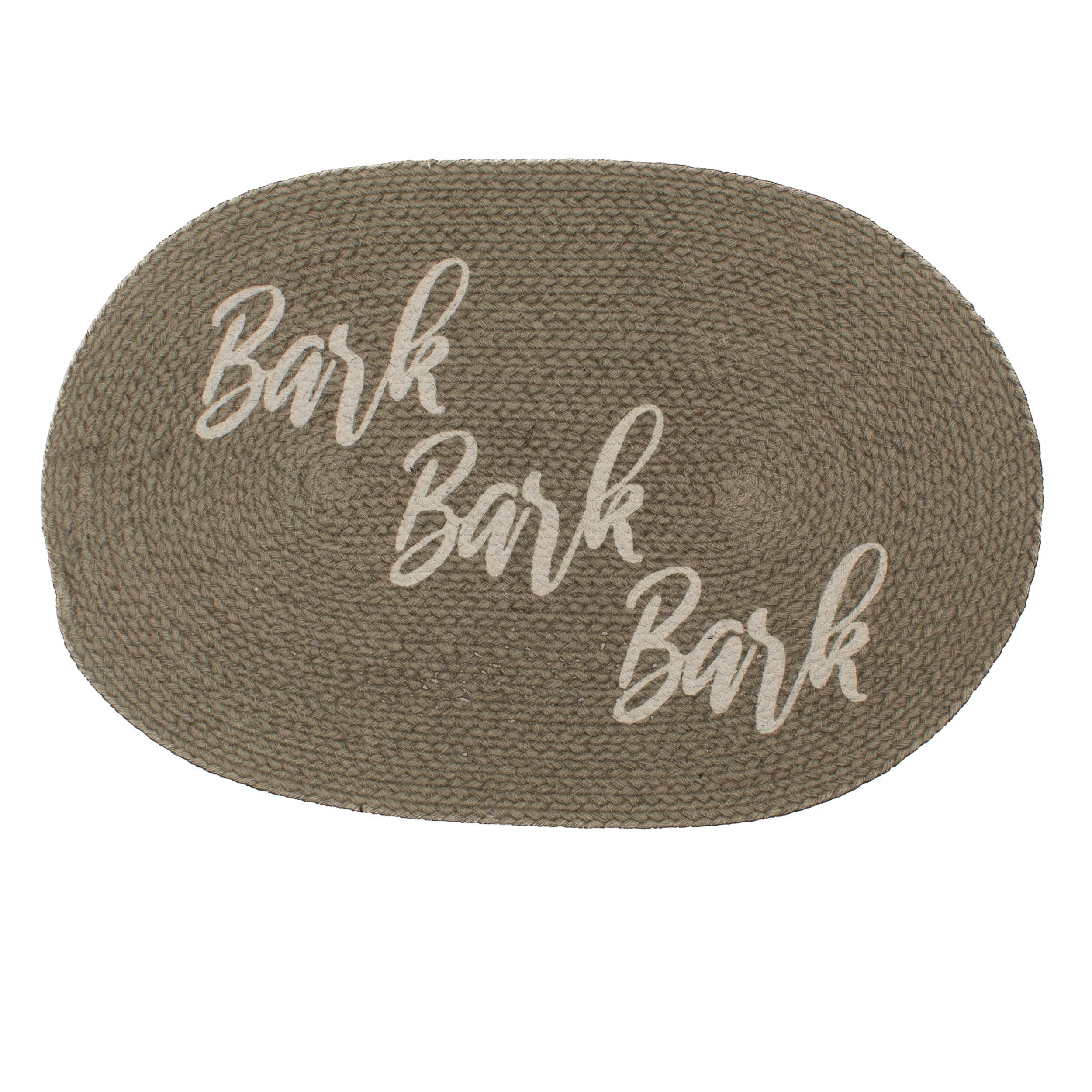 Charcoal Doggy Mat Small Food and Water Mat