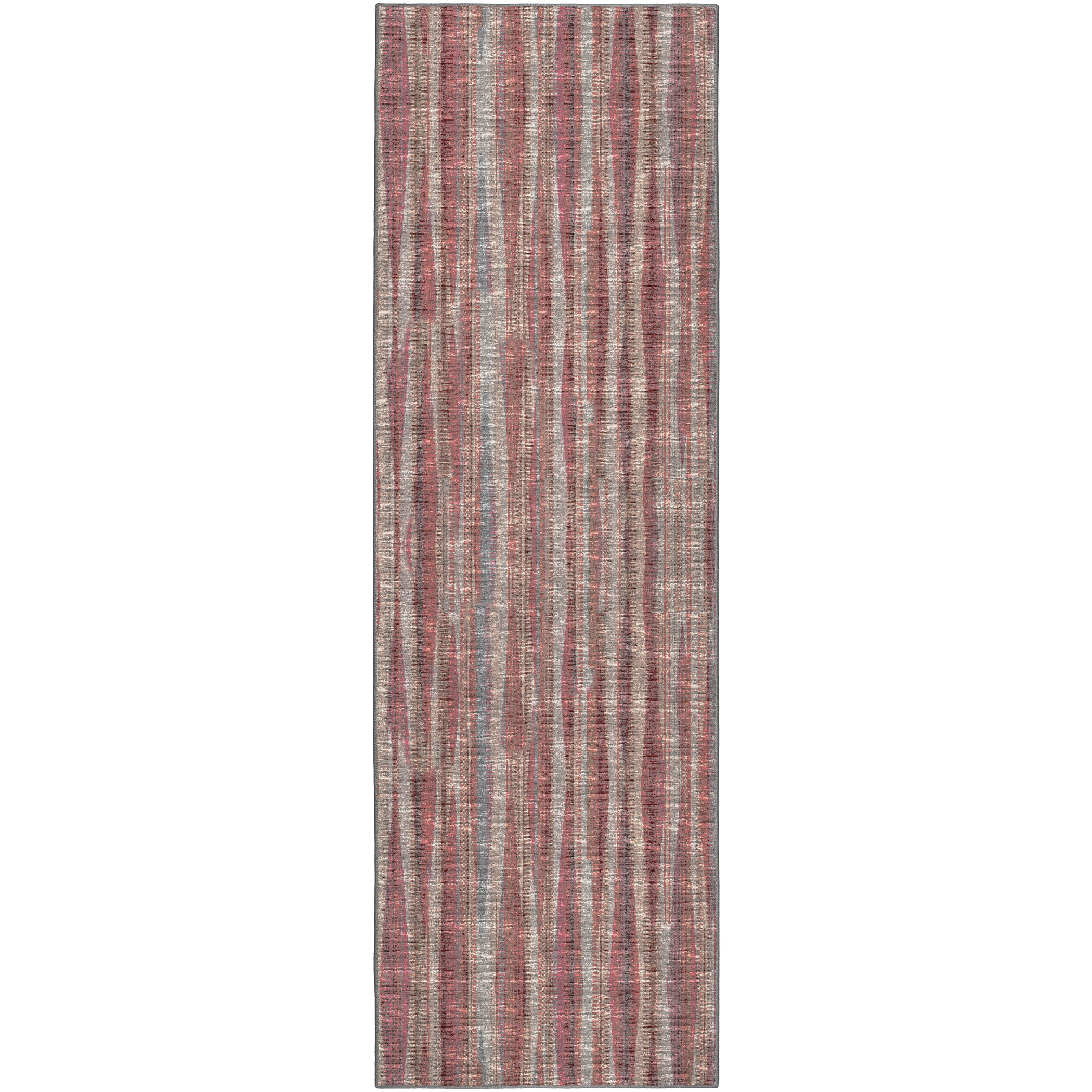 Indoor/Outdoor Transitional AA1 Blush Pink Rug 2'6" x 10' #shape_Runner