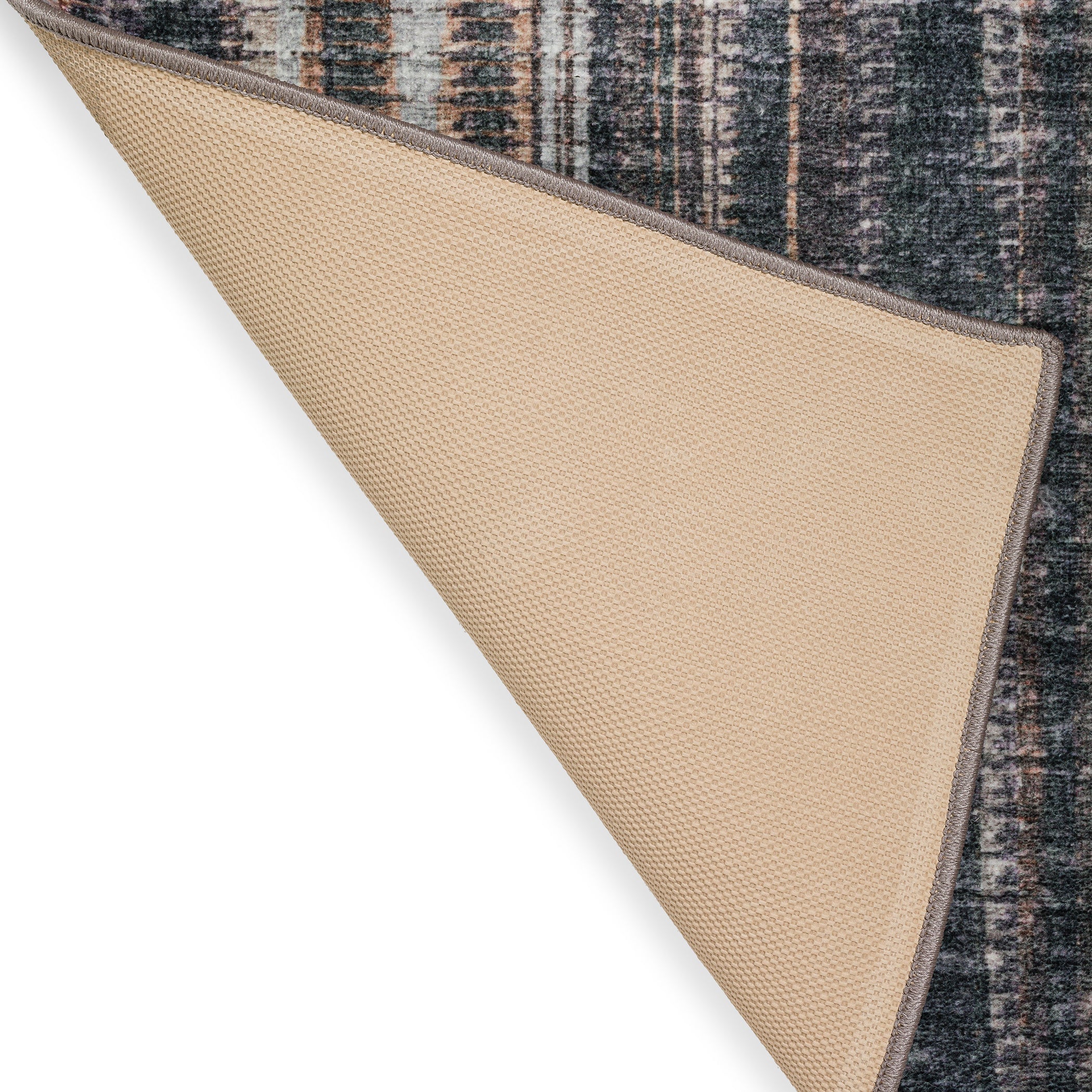 Indoor/Outdoor Transitional AA1 Fudge Brown Rug 2' x 3' #shape_Rectangle