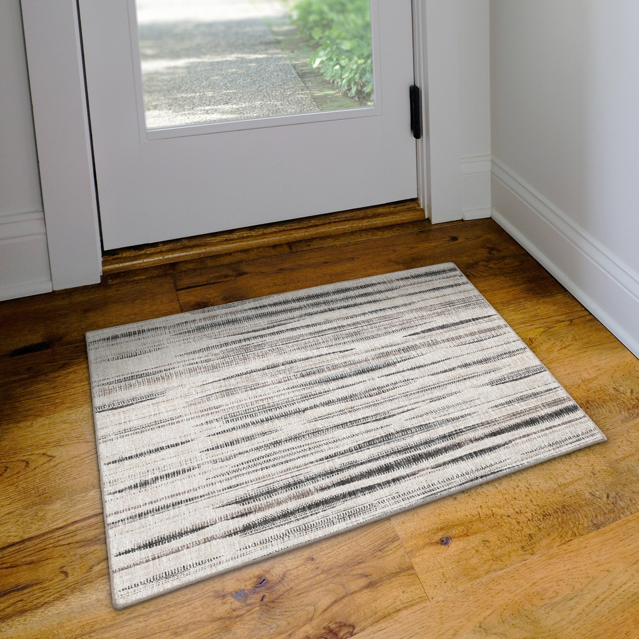 Indoor/Outdoor Transitional AA1 Ivory Rug 2' x 3' #shape_Rectangle