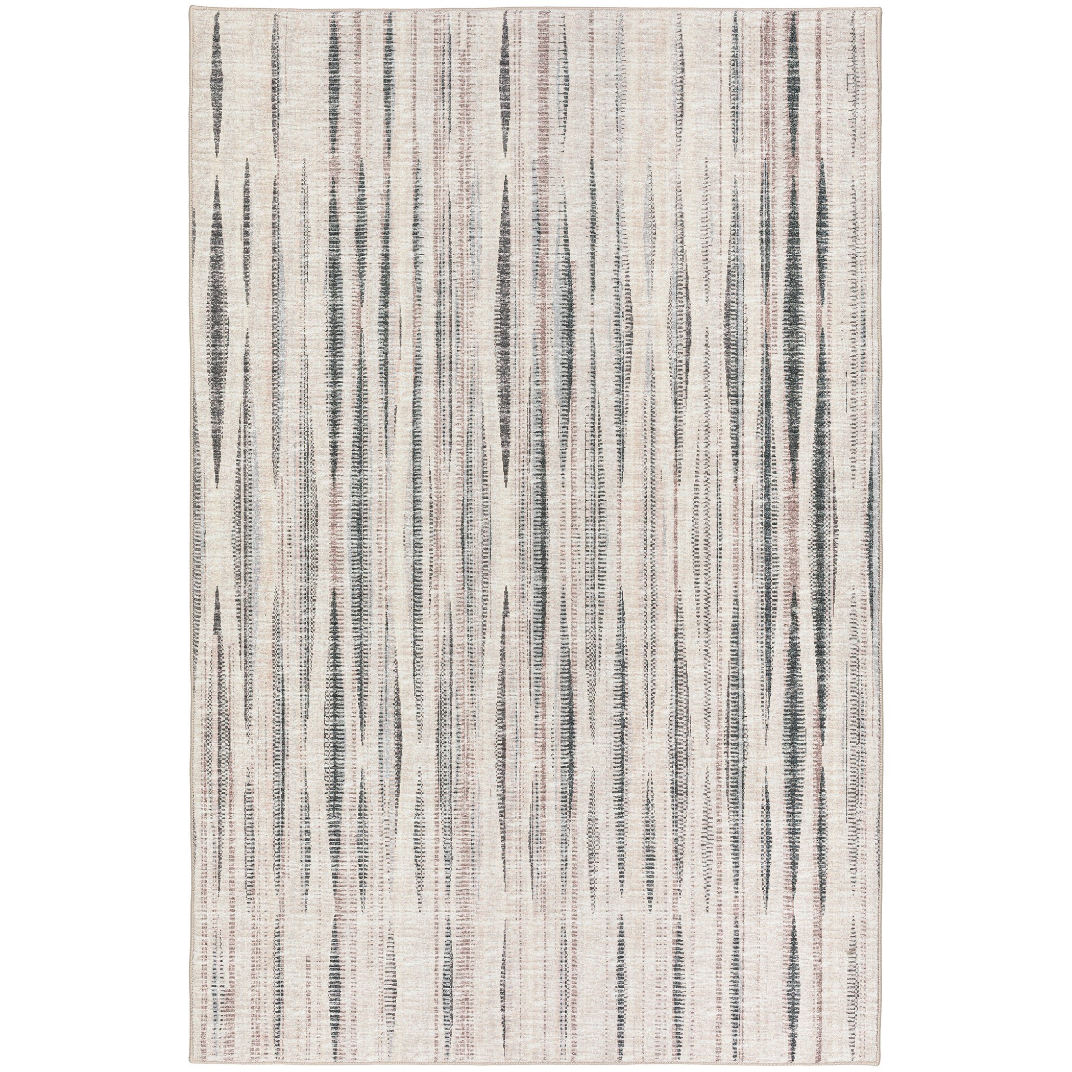 Indoor/Outdoor Transitional AA1 Ivory Rug 3' x 5' #shape_Rectangle