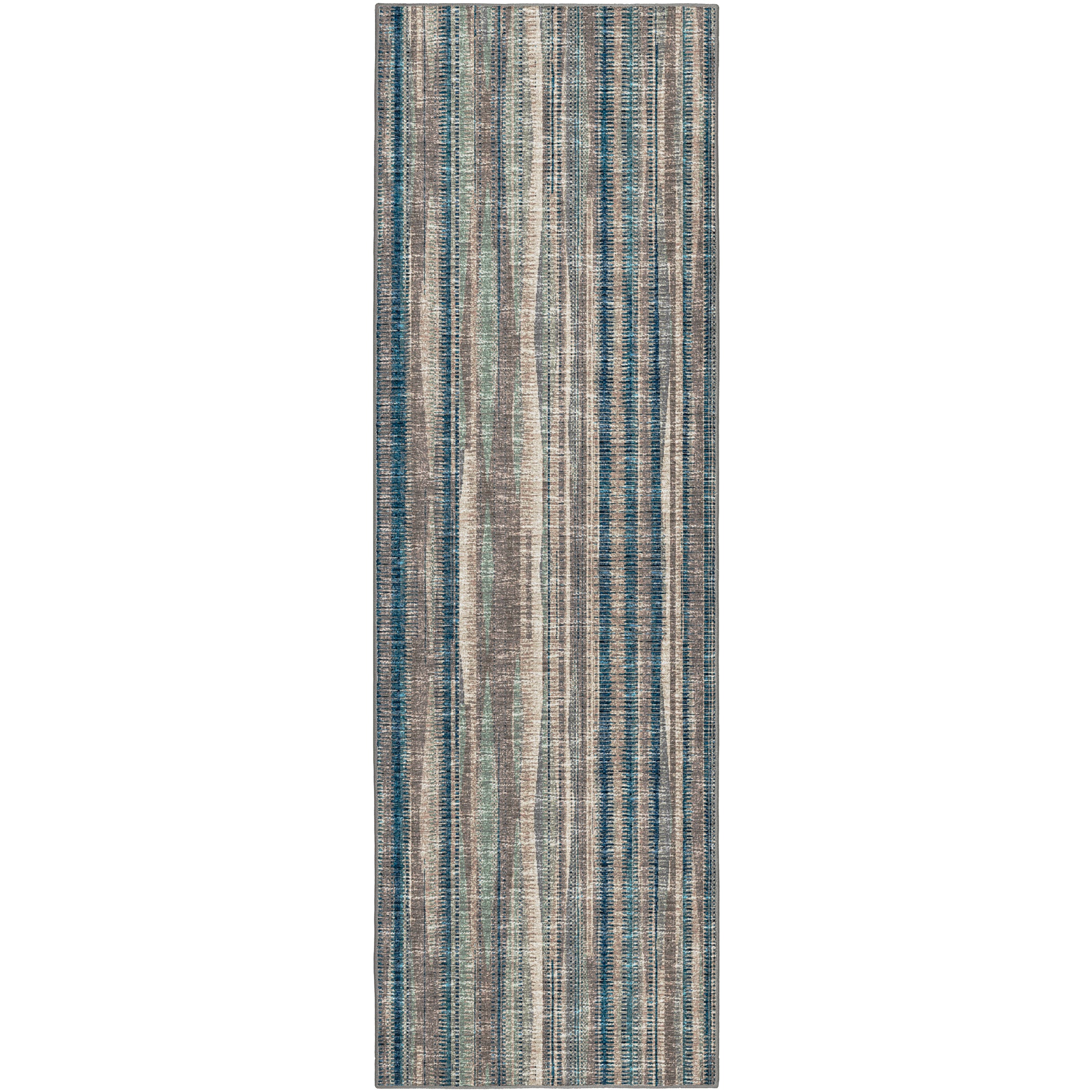 Indoor/Outdoor Transitional AA1 Mushroom Brown Rug 2'6" x 10' #shape_Runner