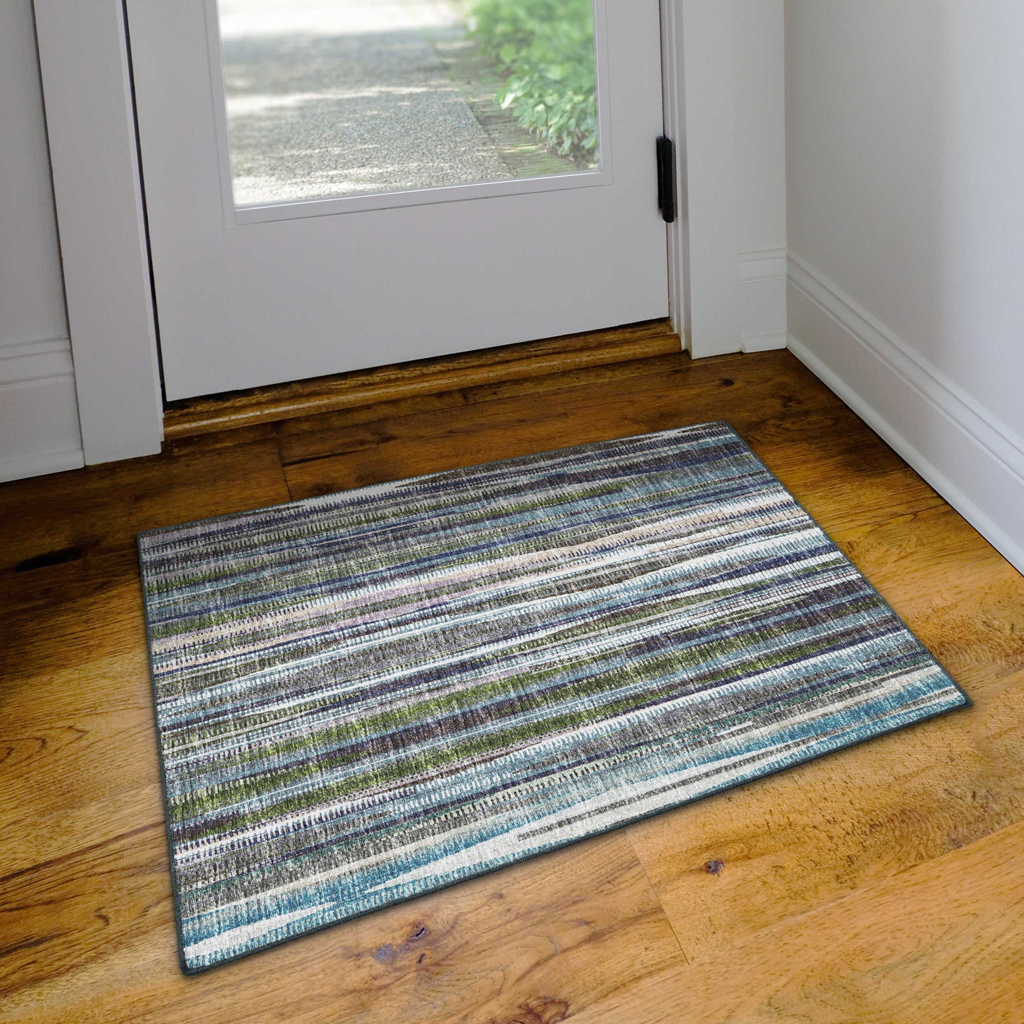 Indoor/Outdoor Transitional AA1 Violet Purple Rug 2' x 3' #shape_Rectangle
