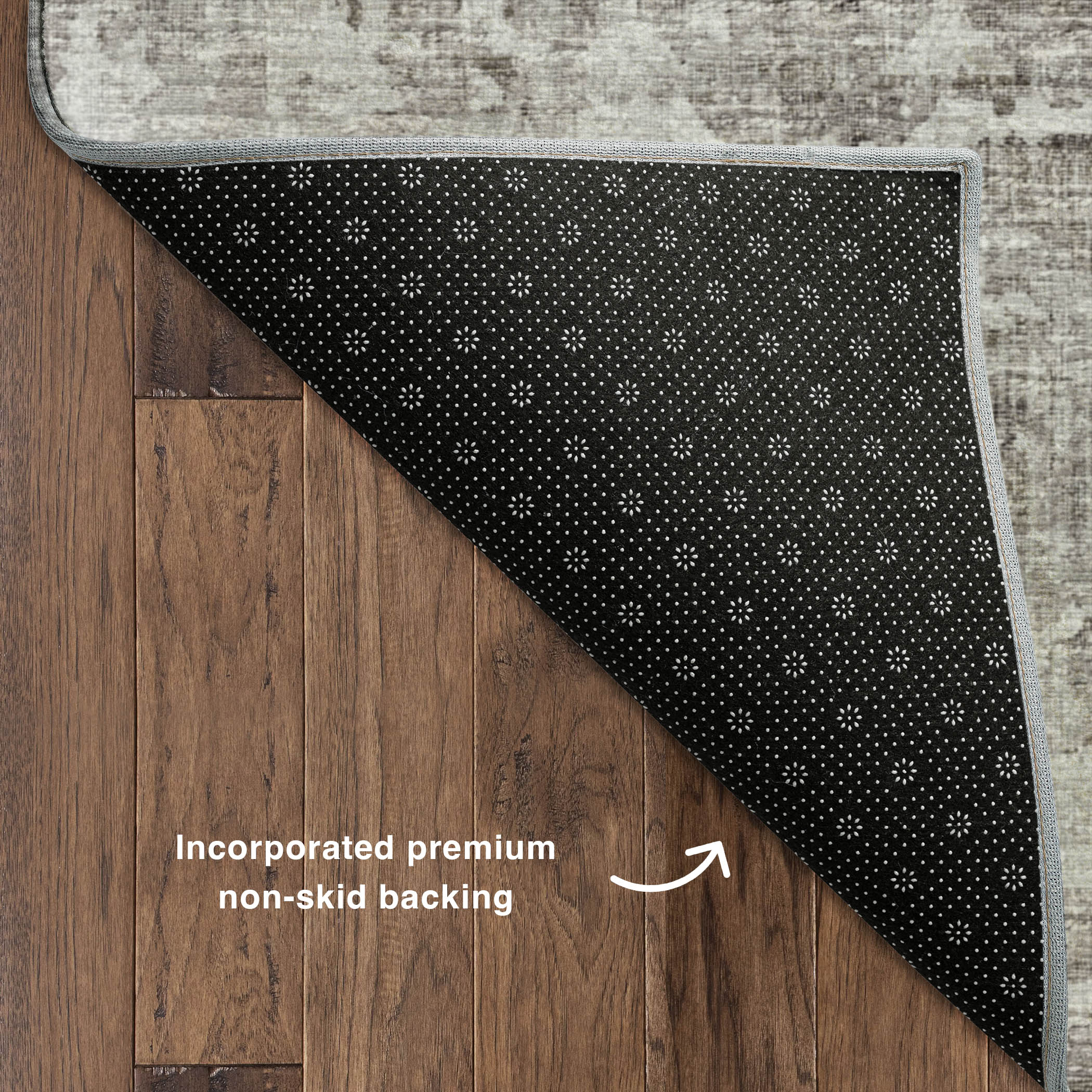 Luxury Machine Washable Indoor/Outdoor Traditional AB2 Coffee Brown Rug 1'8" x 2'6" #shape_Rectangle