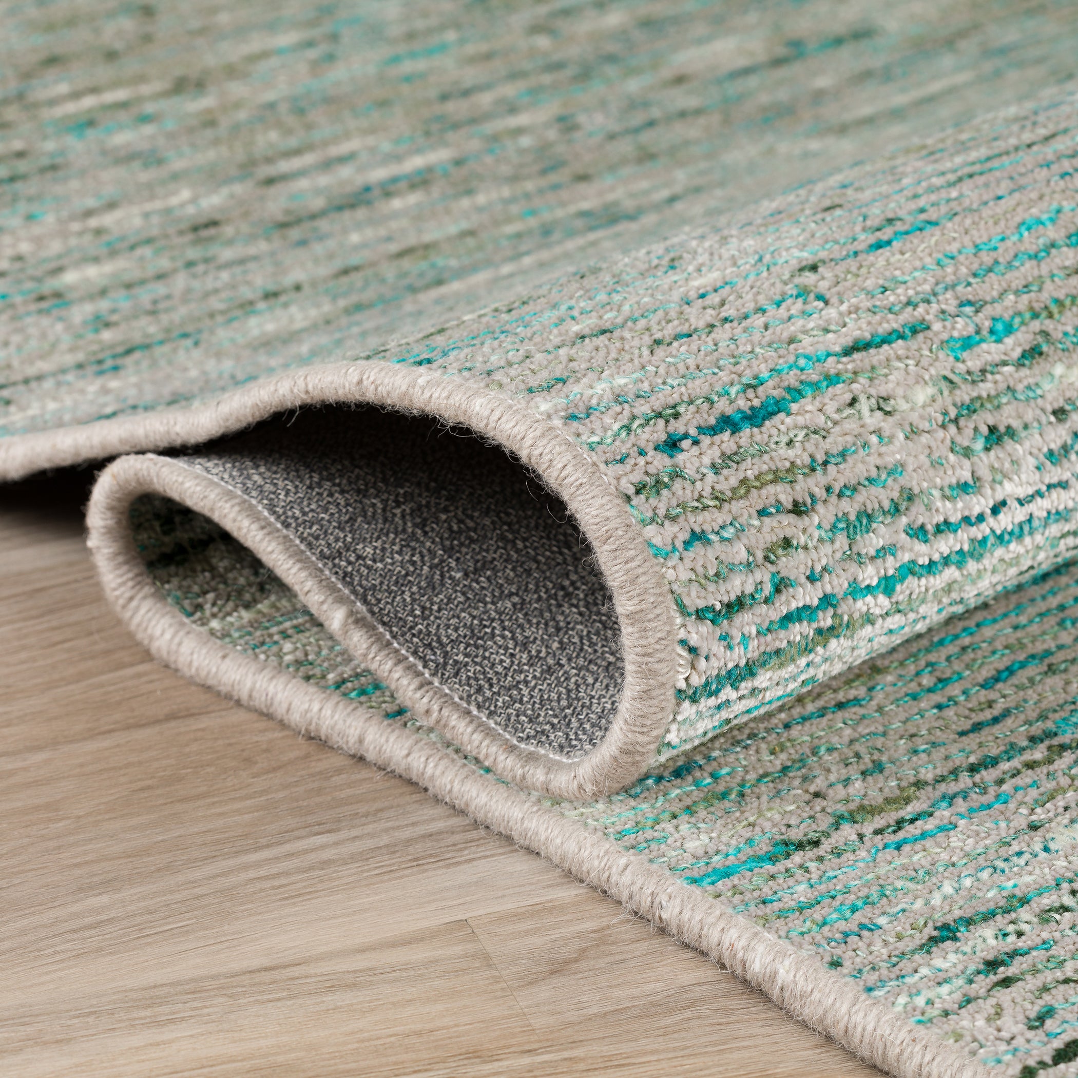 Transitional AC1 Aruba Teal Wool Rug 2' x 3' #shape_Rectangle