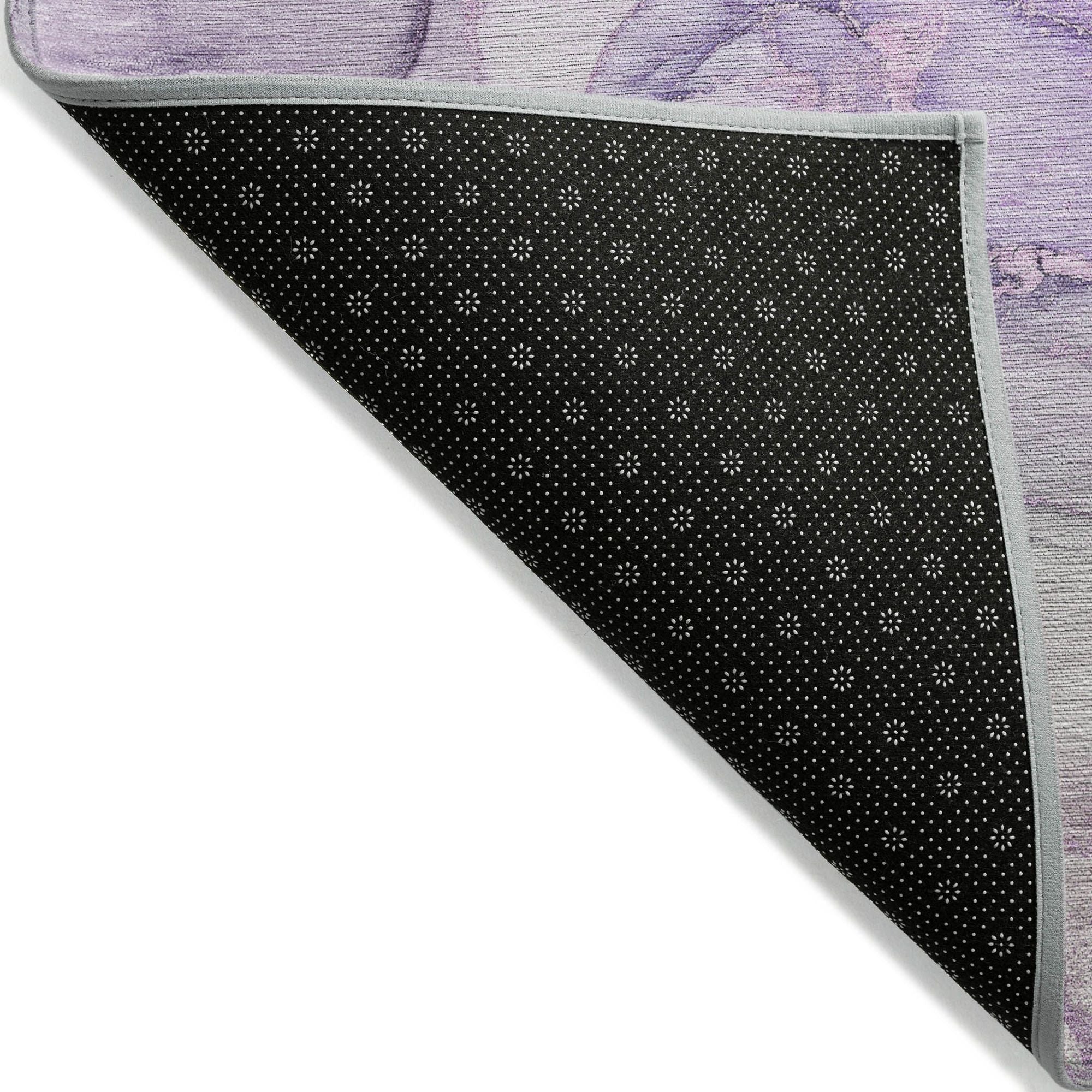 Machine Made ACN500 Purple Rugs