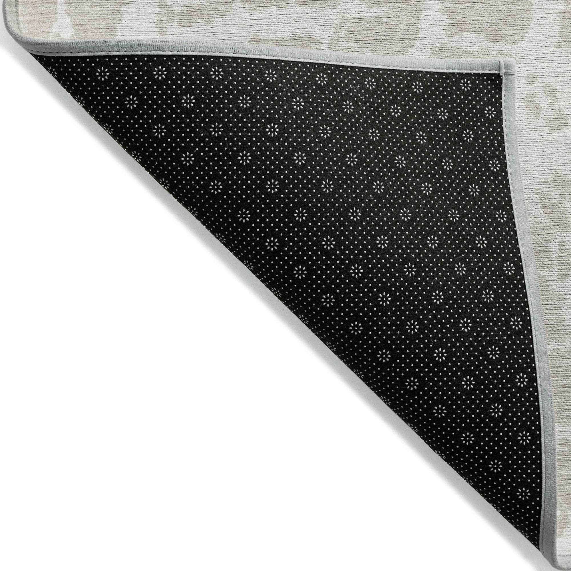 Machine Made ACN501 Beige Brown Rugs