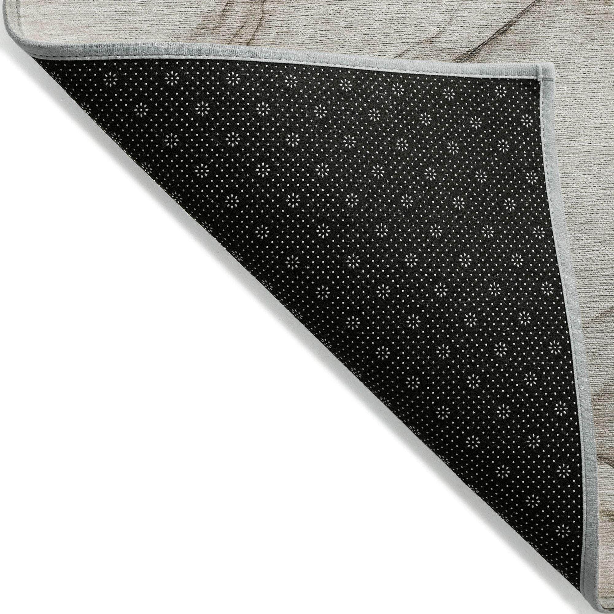 Machine Made ACN502 Beige Brown Rugs