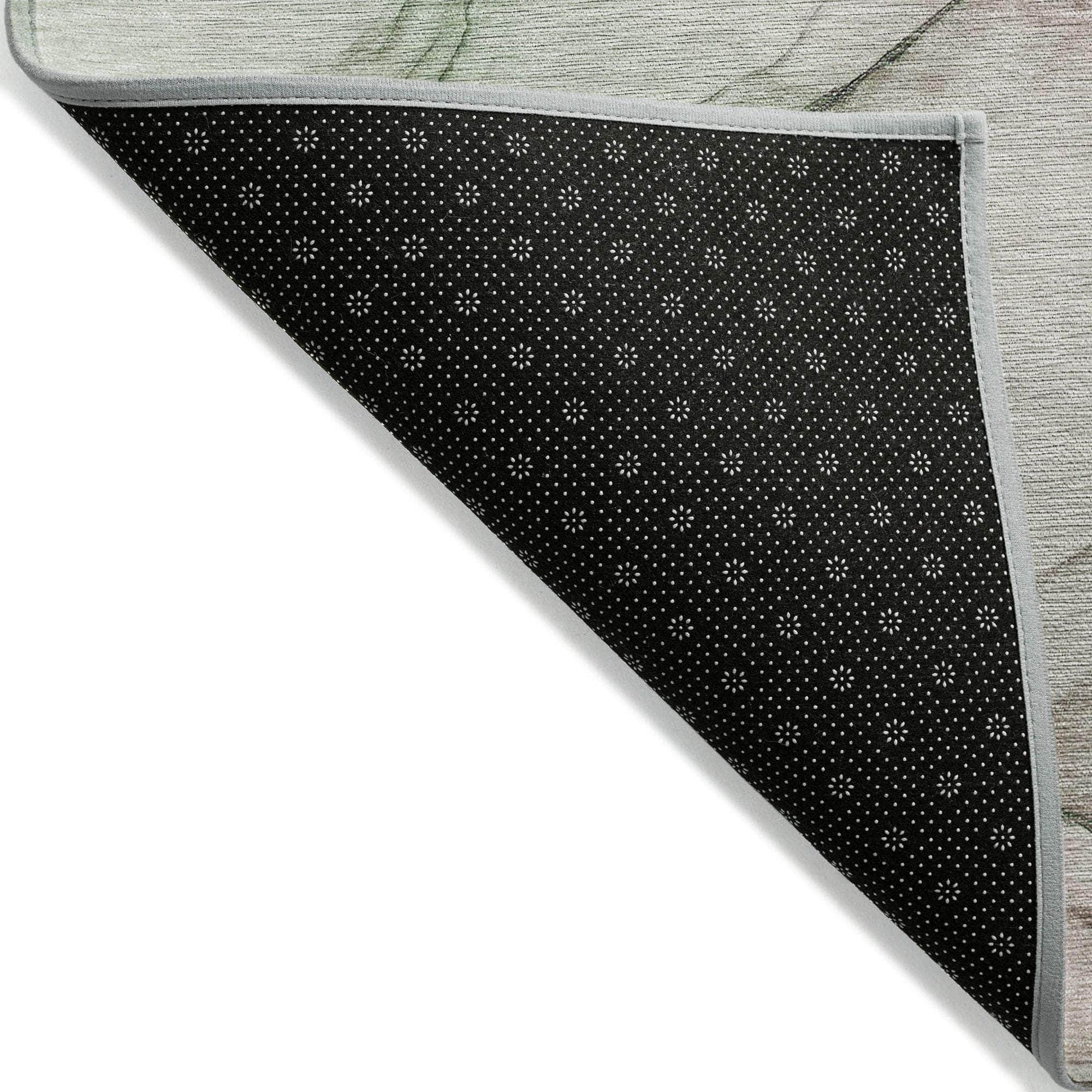 Machine Made ACN502 Blush Pink Rugs