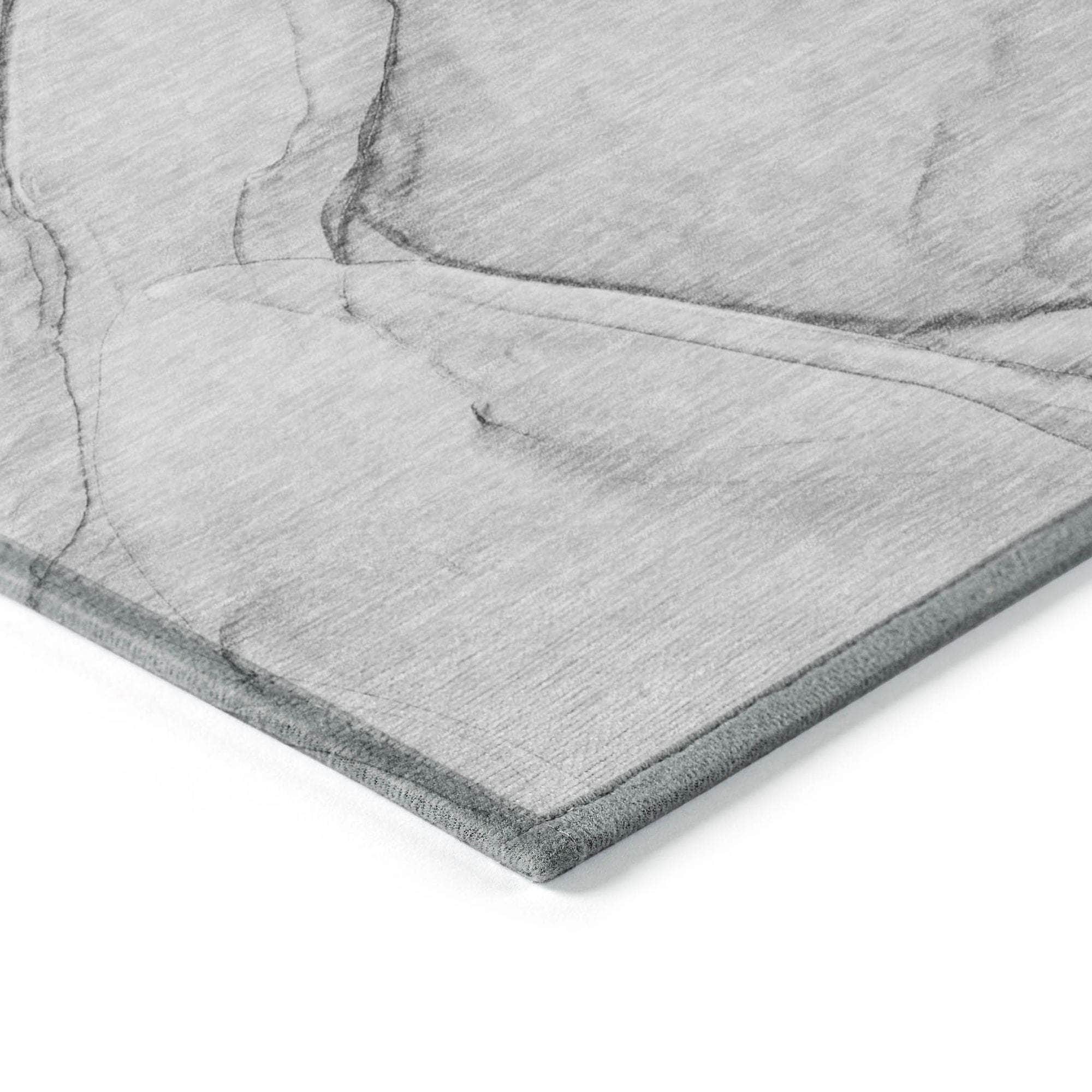 Machine Made ACN502 Gray Rugs
