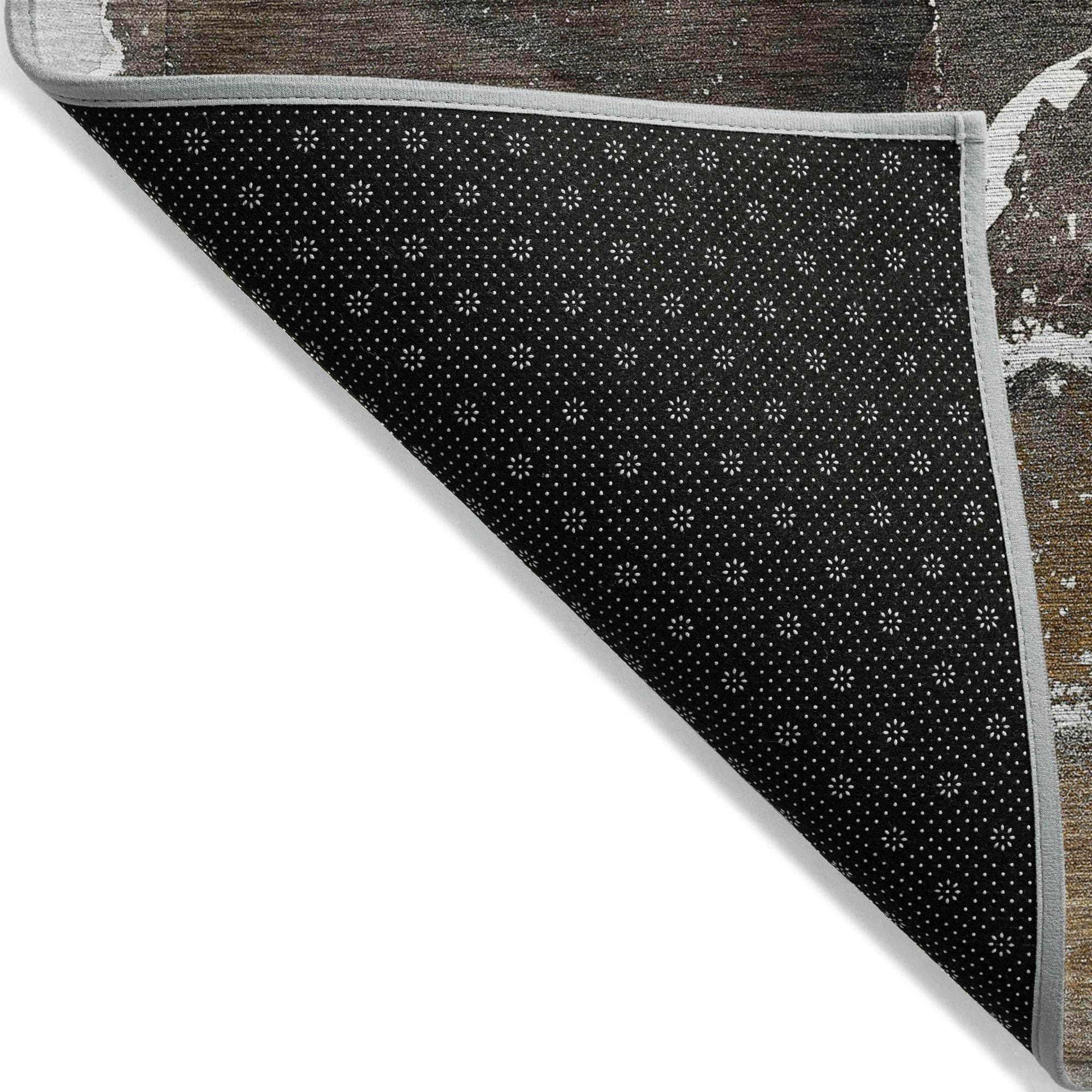 Machine Made ACN503 Brown Rugs