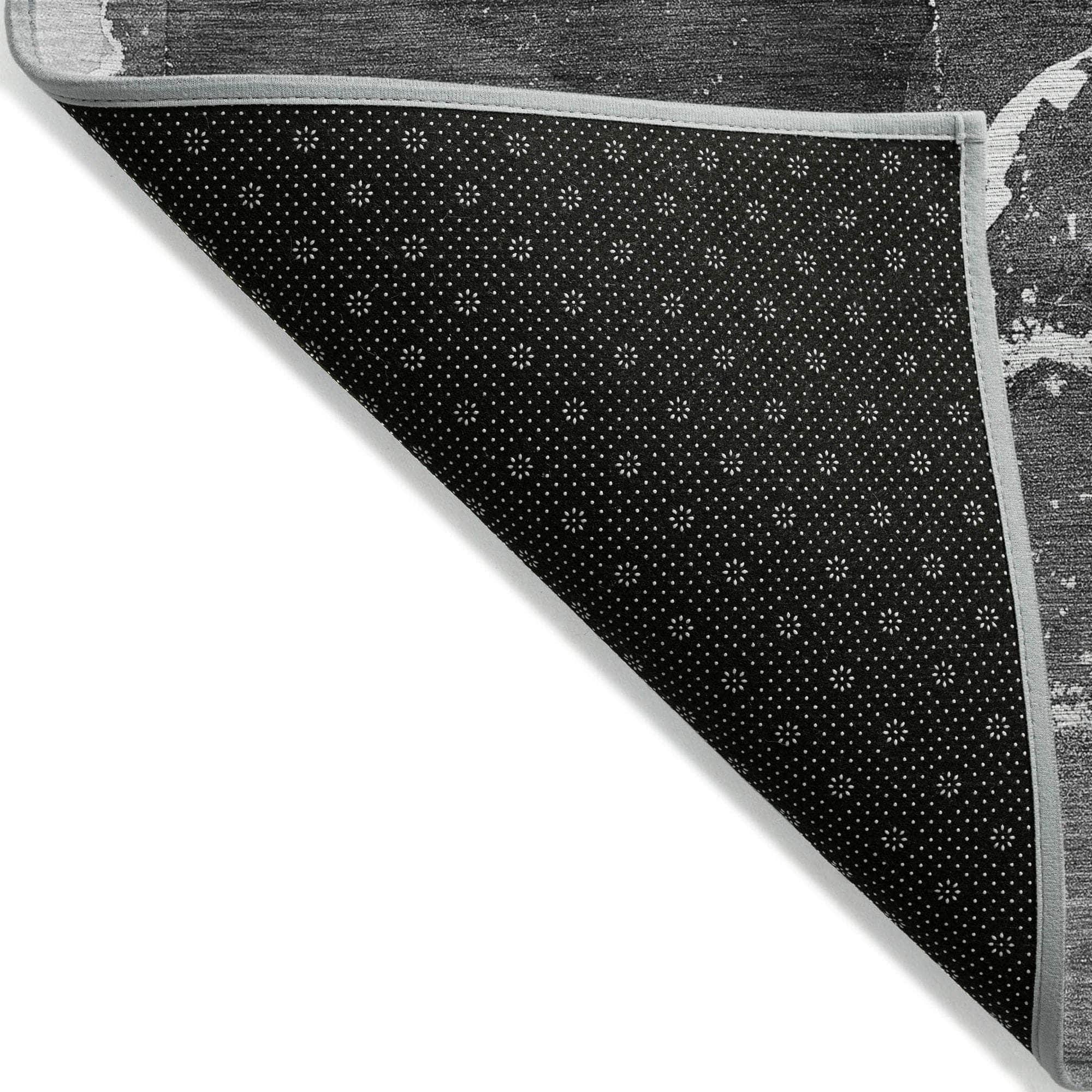 Machine Made ACN503 Gray Rugs