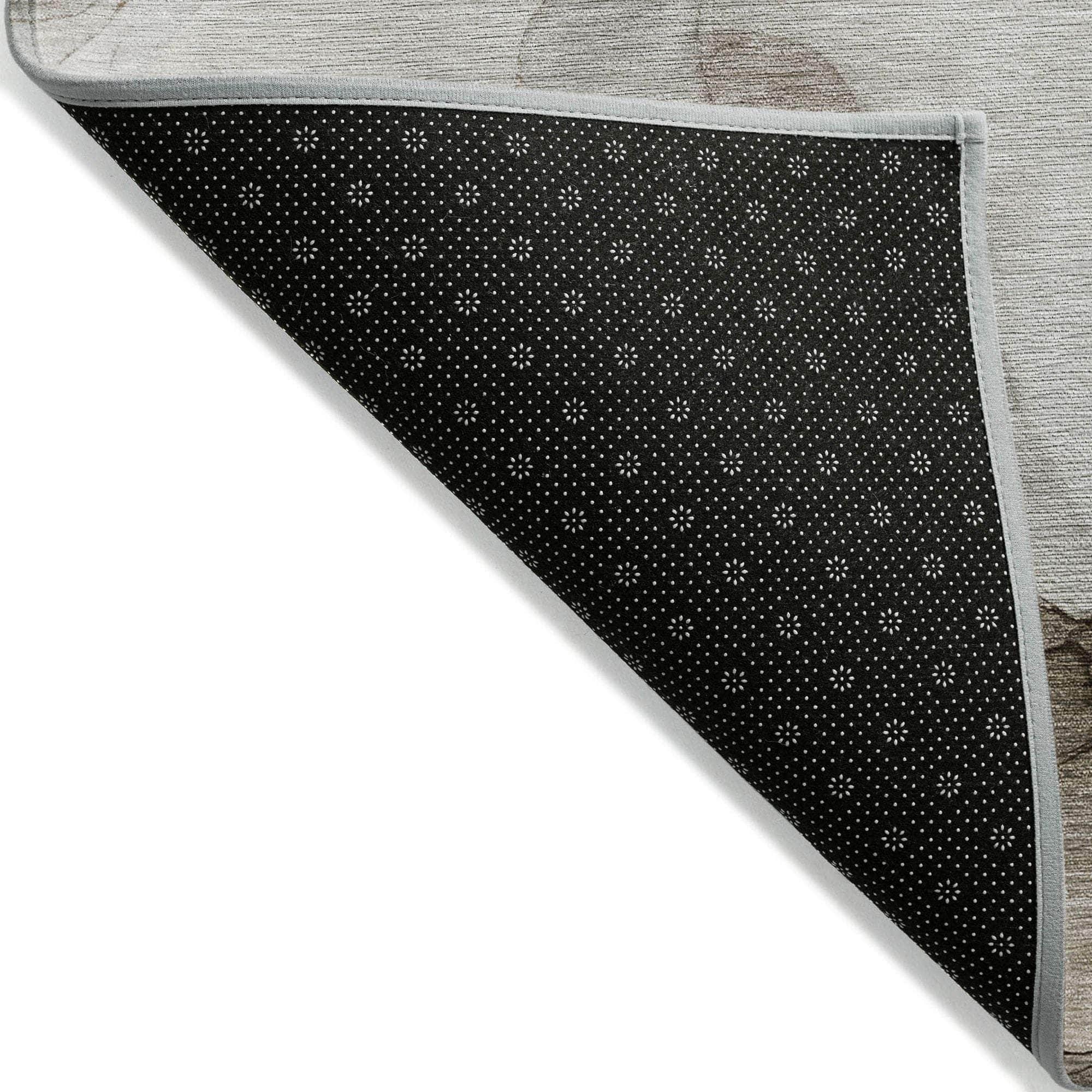 Machine Made ACN504 Brown Rugs