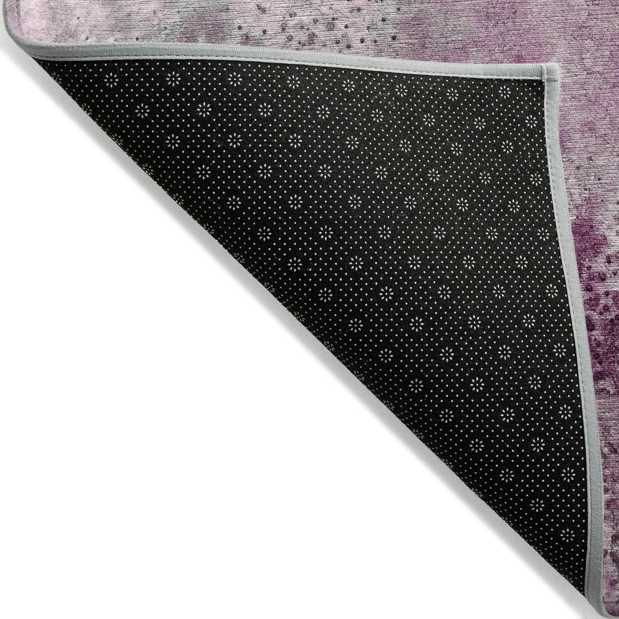 Machine Made ACN505 Pink Rugs