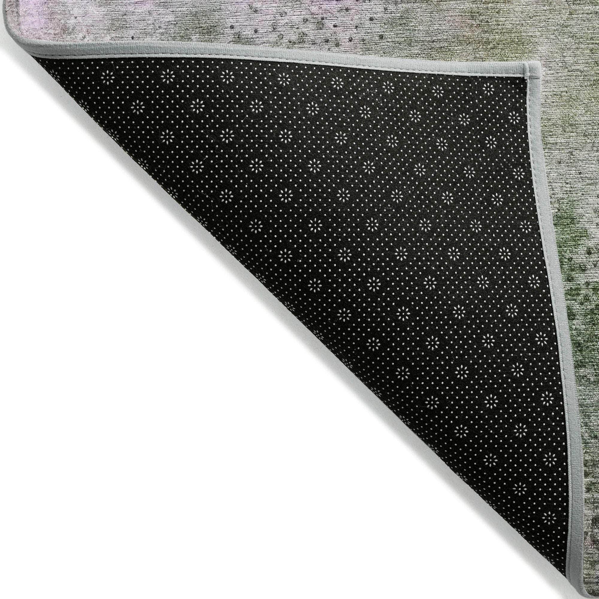 Machine Made ACN505 Purple Rugs