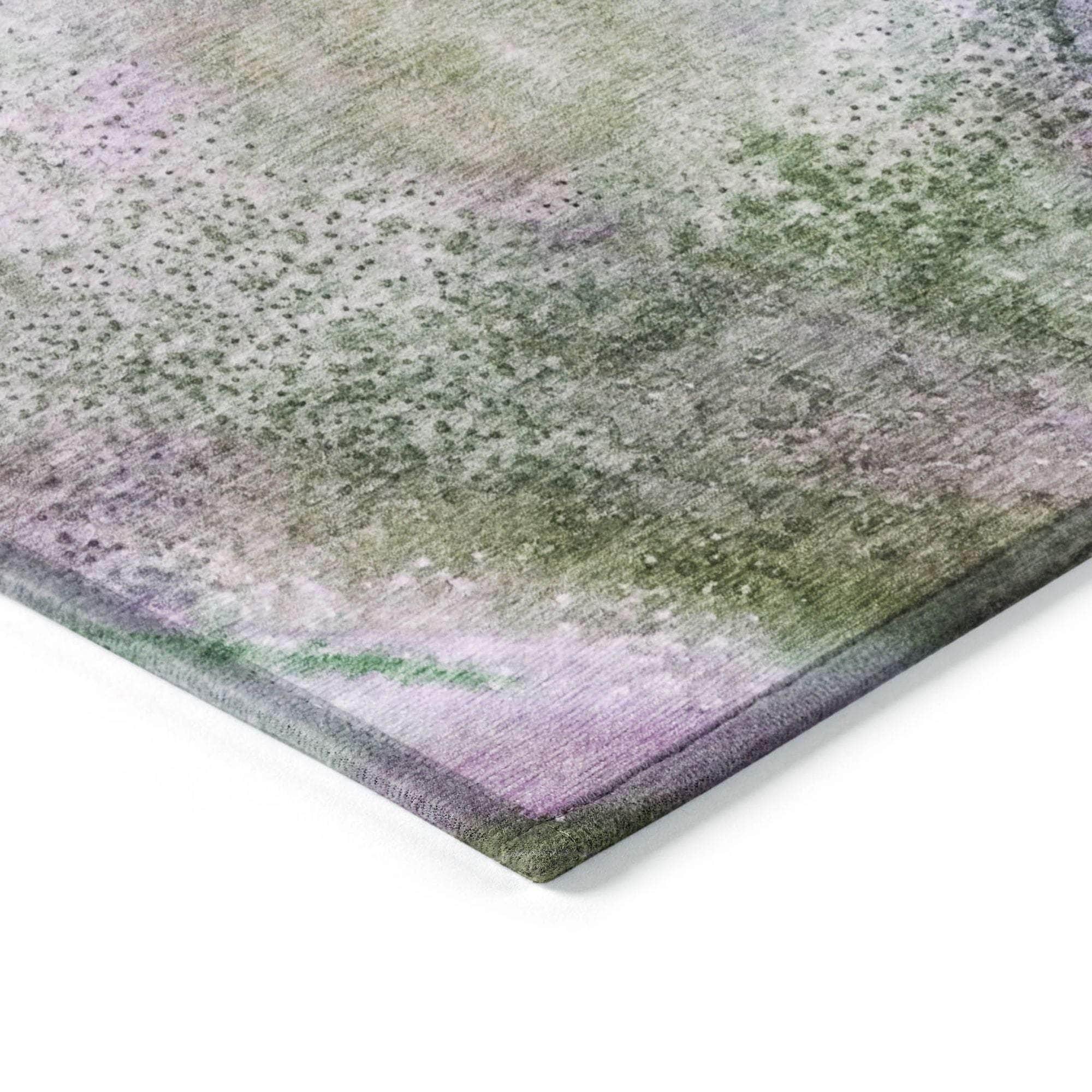 Machine Made ACN505 Purple Rugs