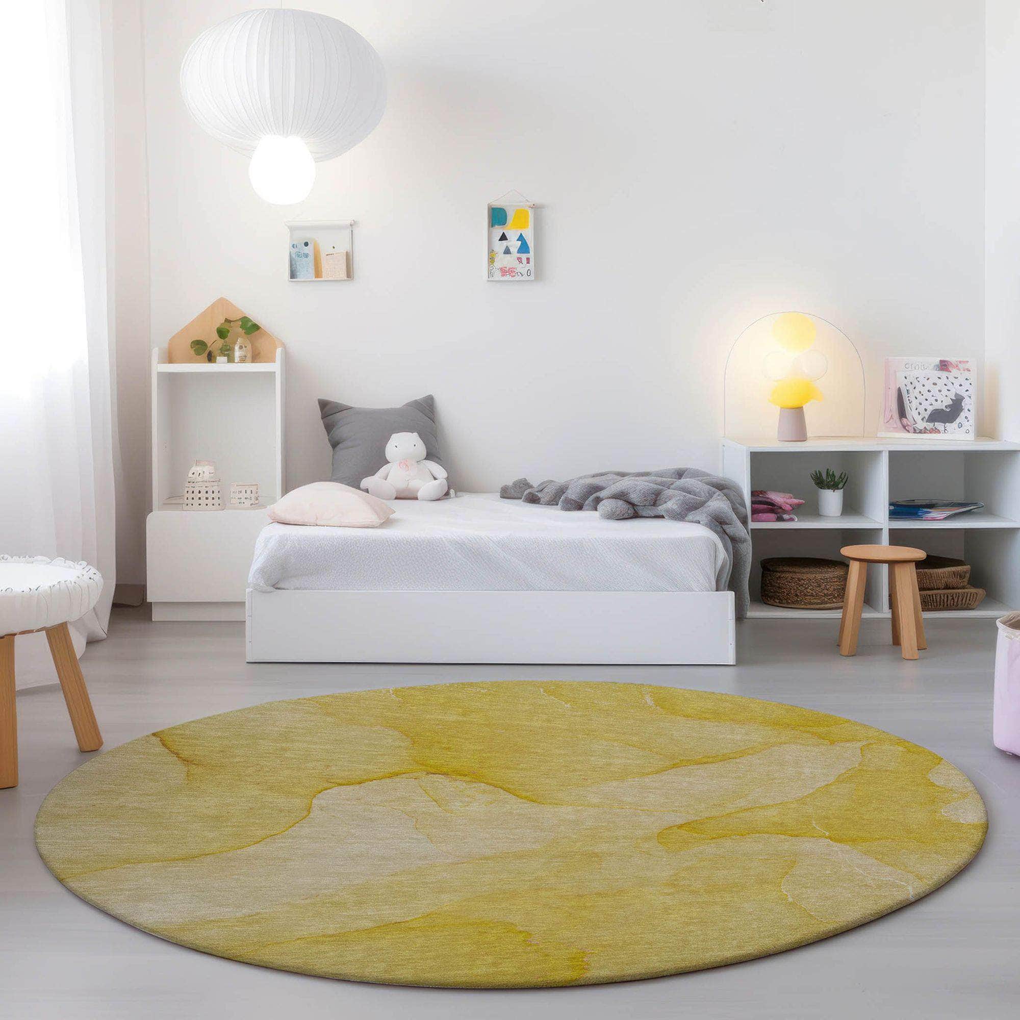 Machine Made ACN509 Gold Rugs