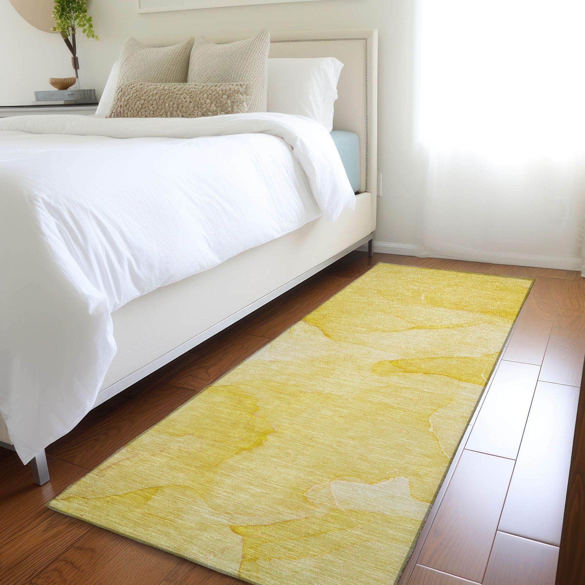 Machine Made ACN509 Gold Rugs