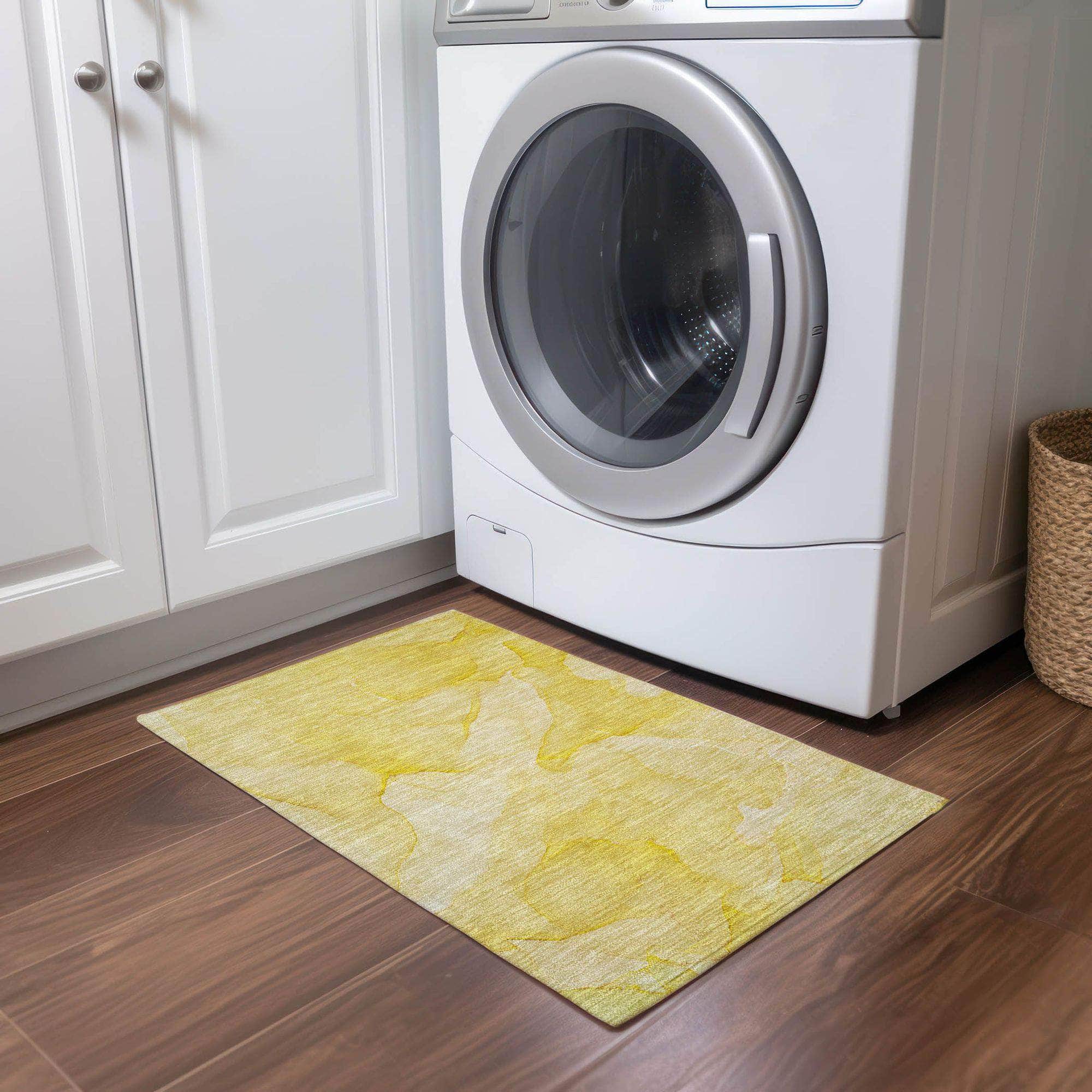 Machine Made ACN509 Gold Rugs