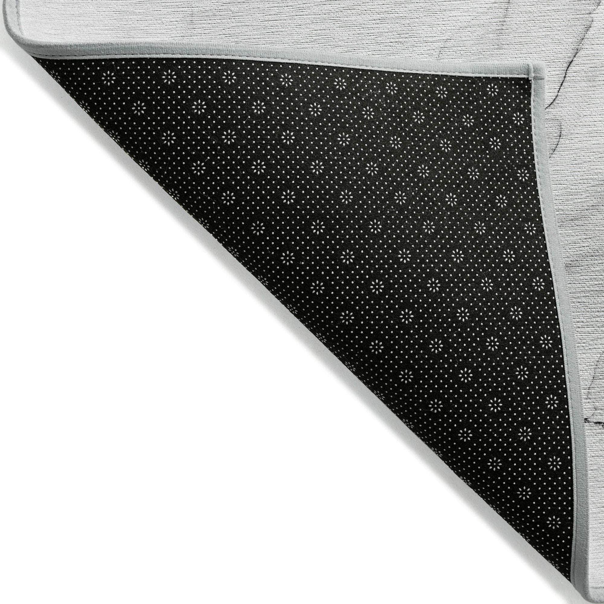 Machine Made ACN515 Gray Rugs