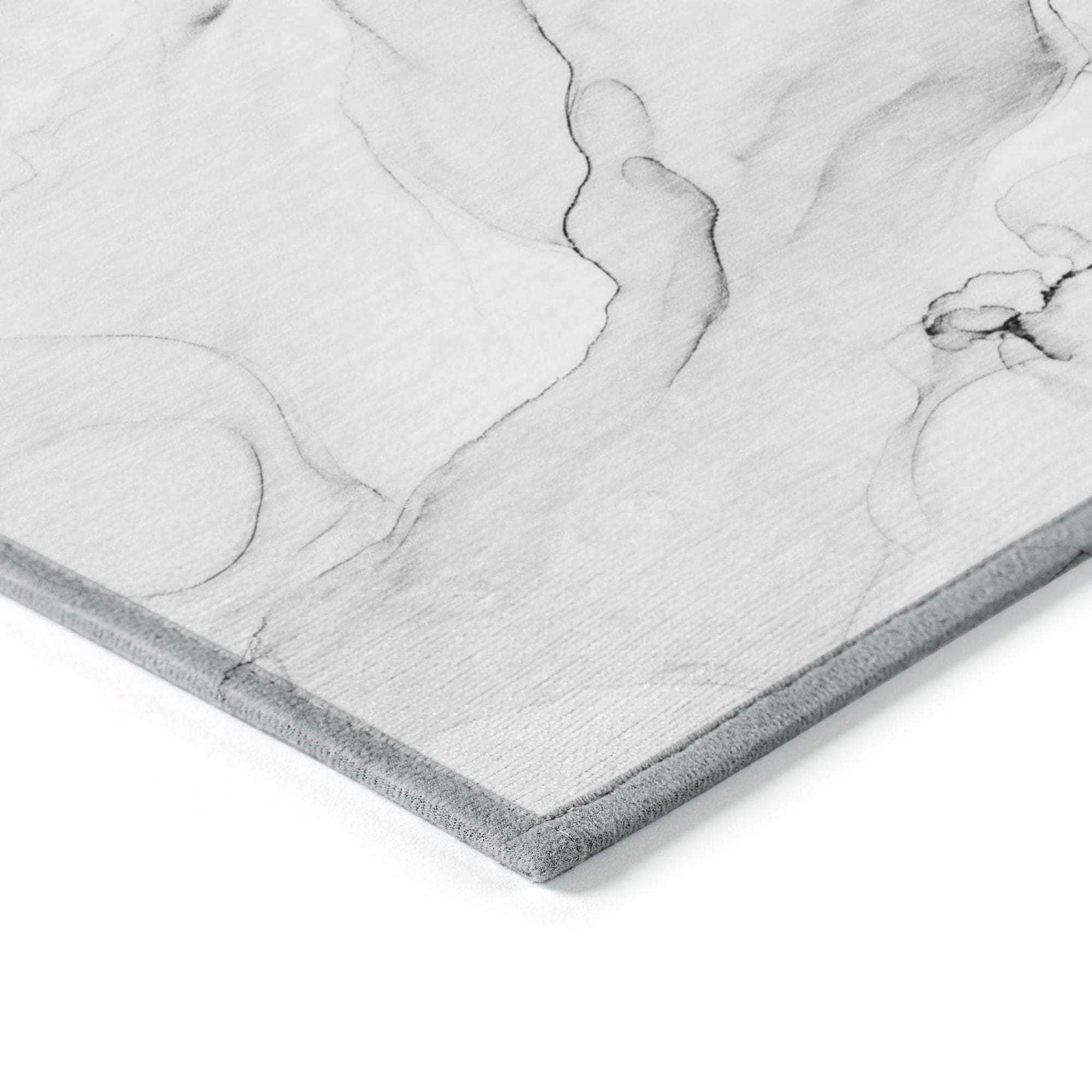 Machine Made ACN515 Gray Rugs