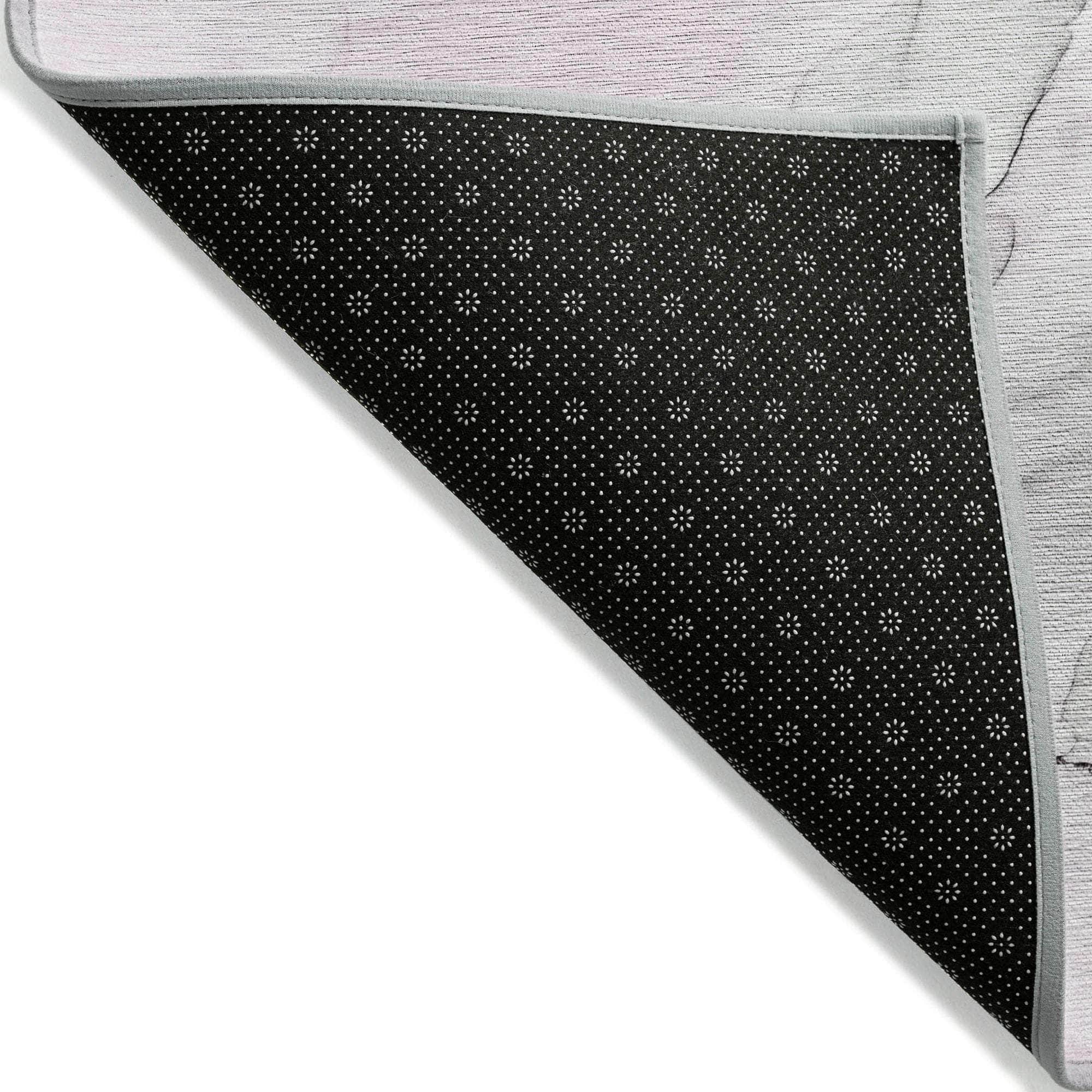 Machine Made ACN515 Pink Rugs