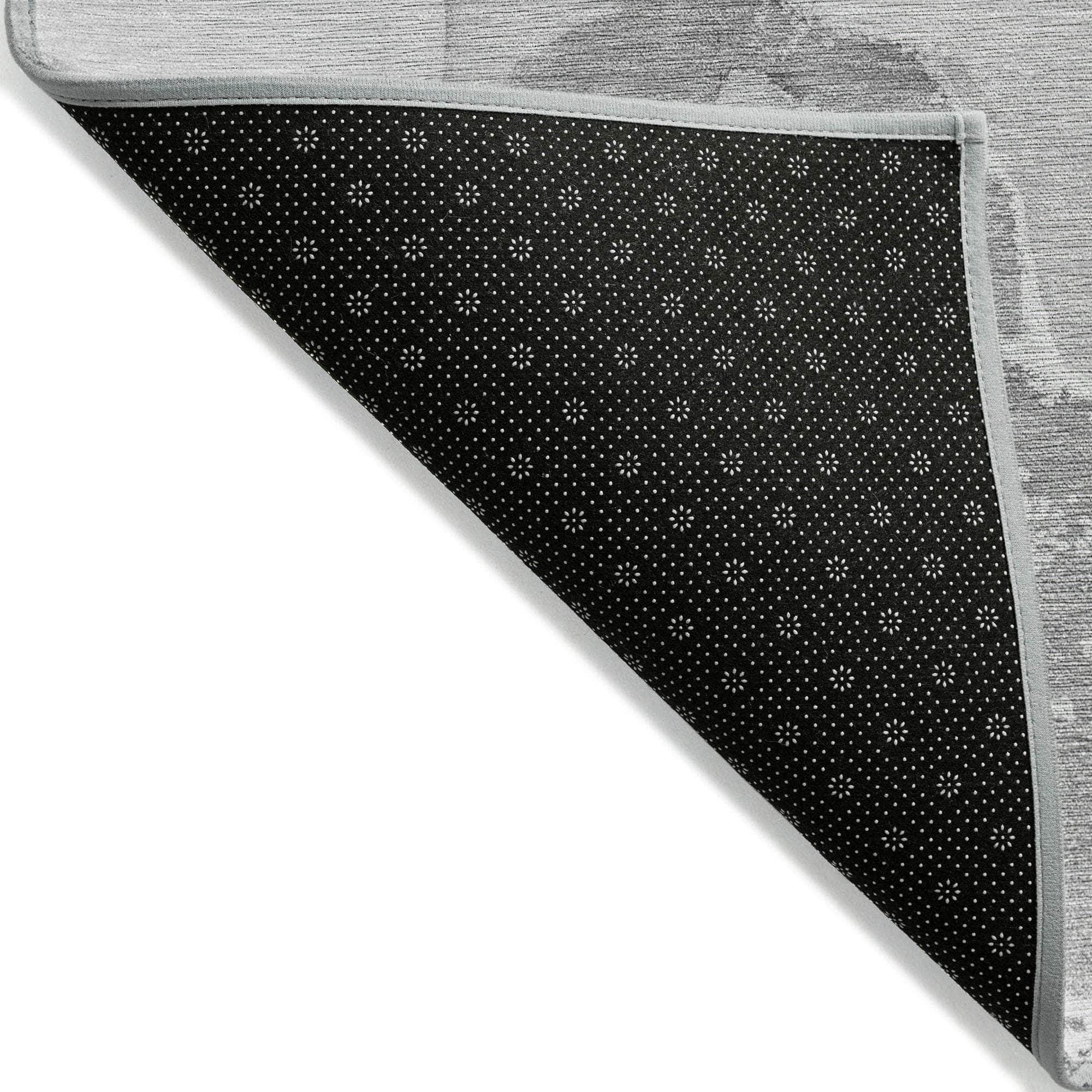 Machine Made ACN517 Gray Rugs