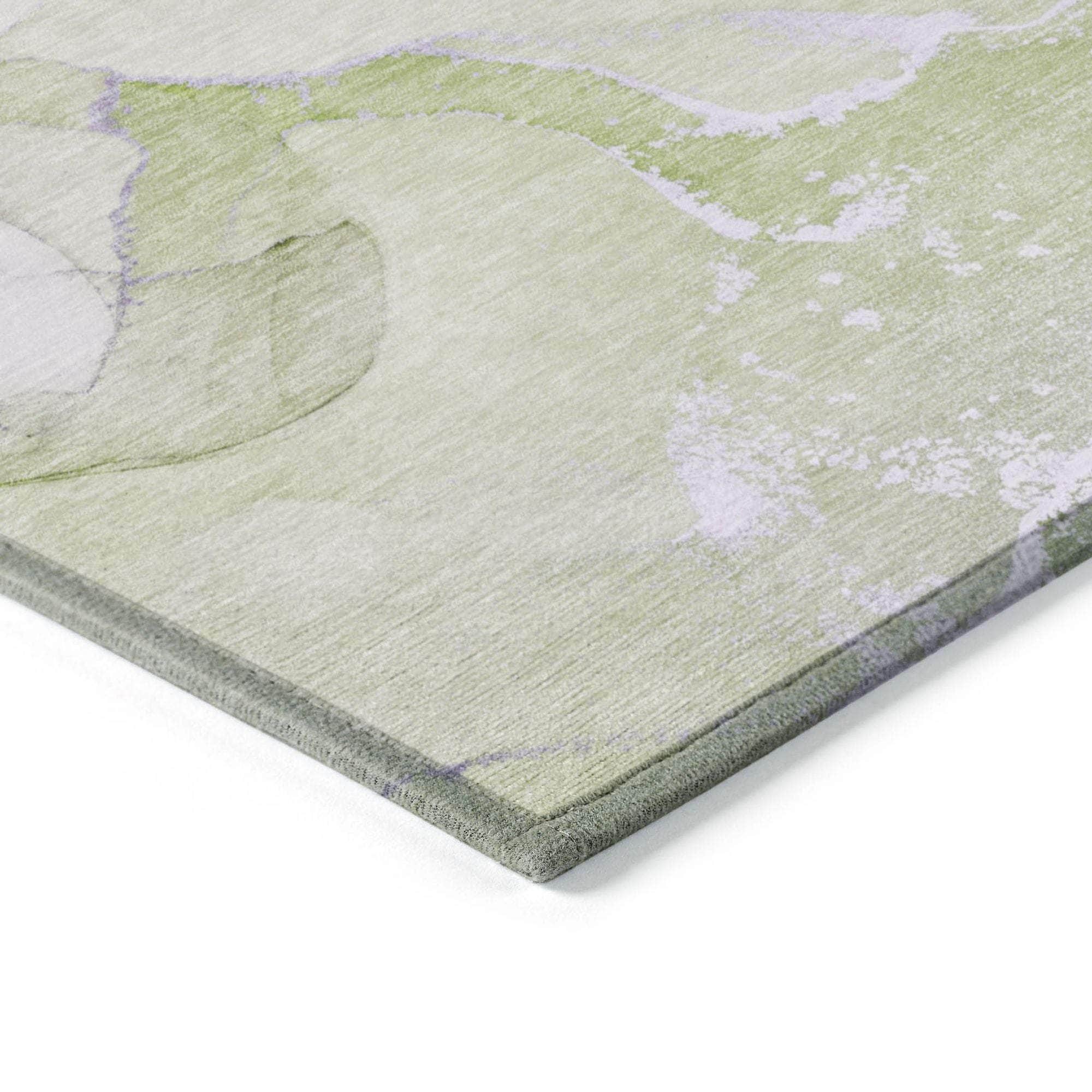 Machine Made ACN517 Purple Rugs