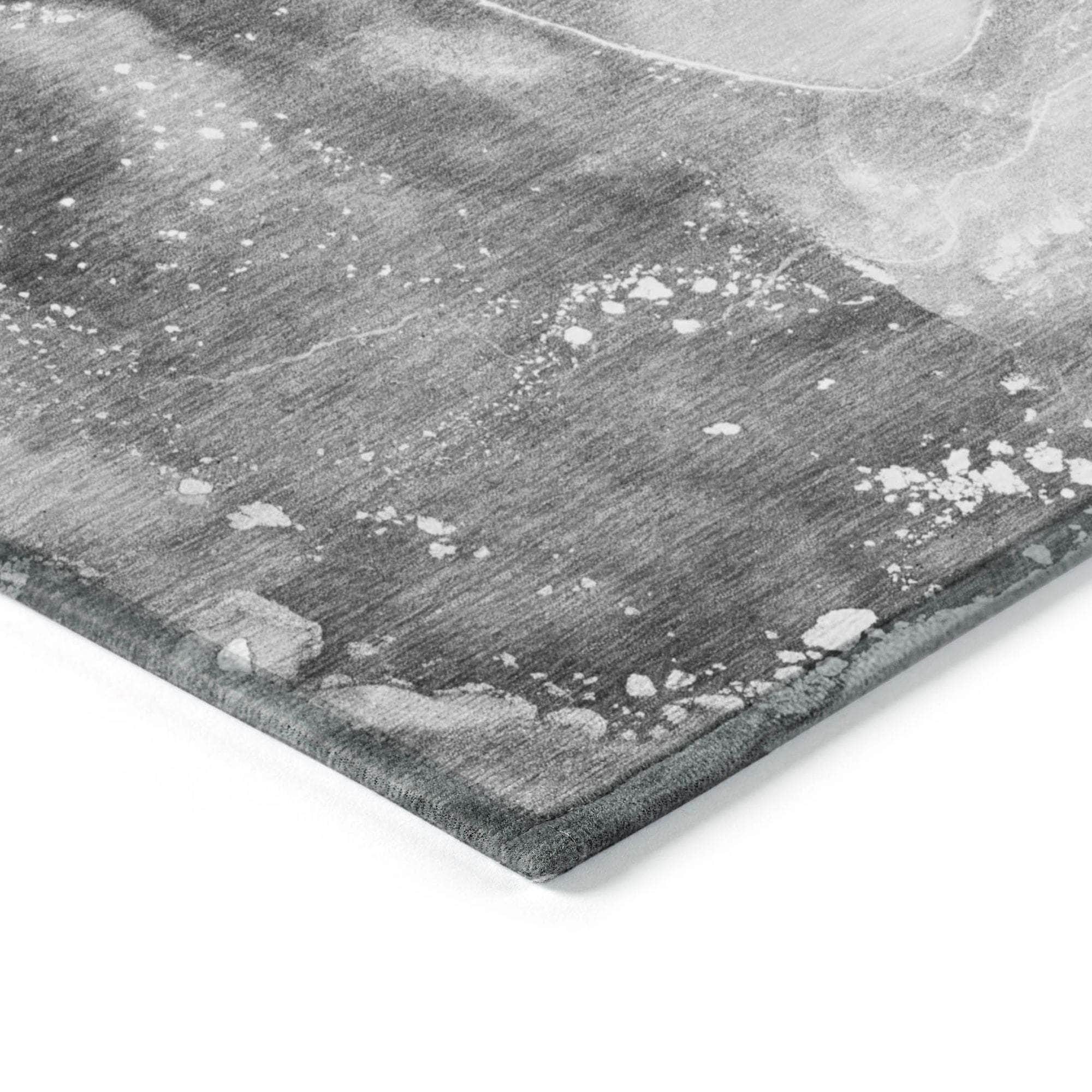 Machine Made ACN518 Gray Rugs